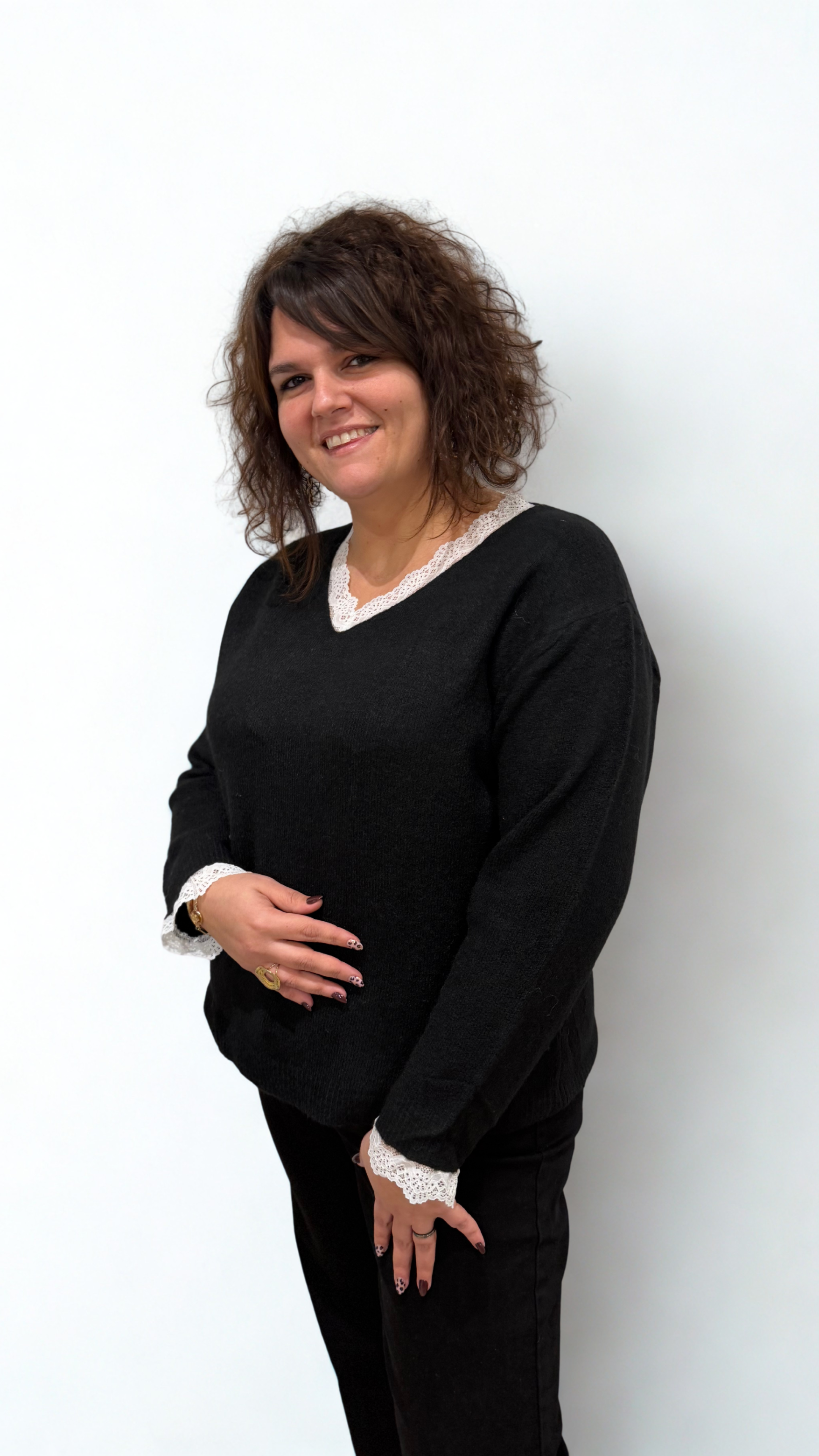 Notre pull MYLÈNE noir