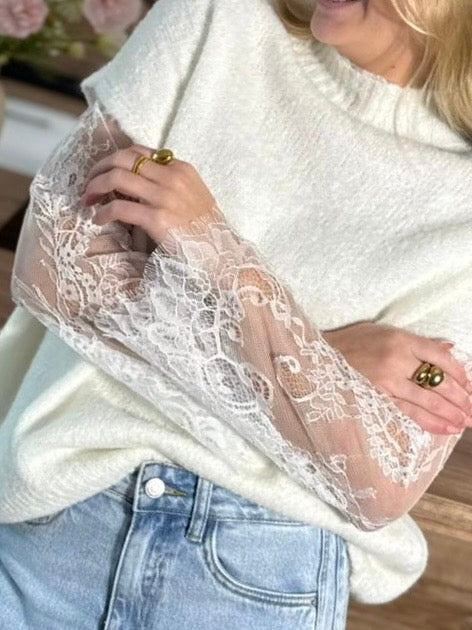LE PULL DENTELLE LOUISE