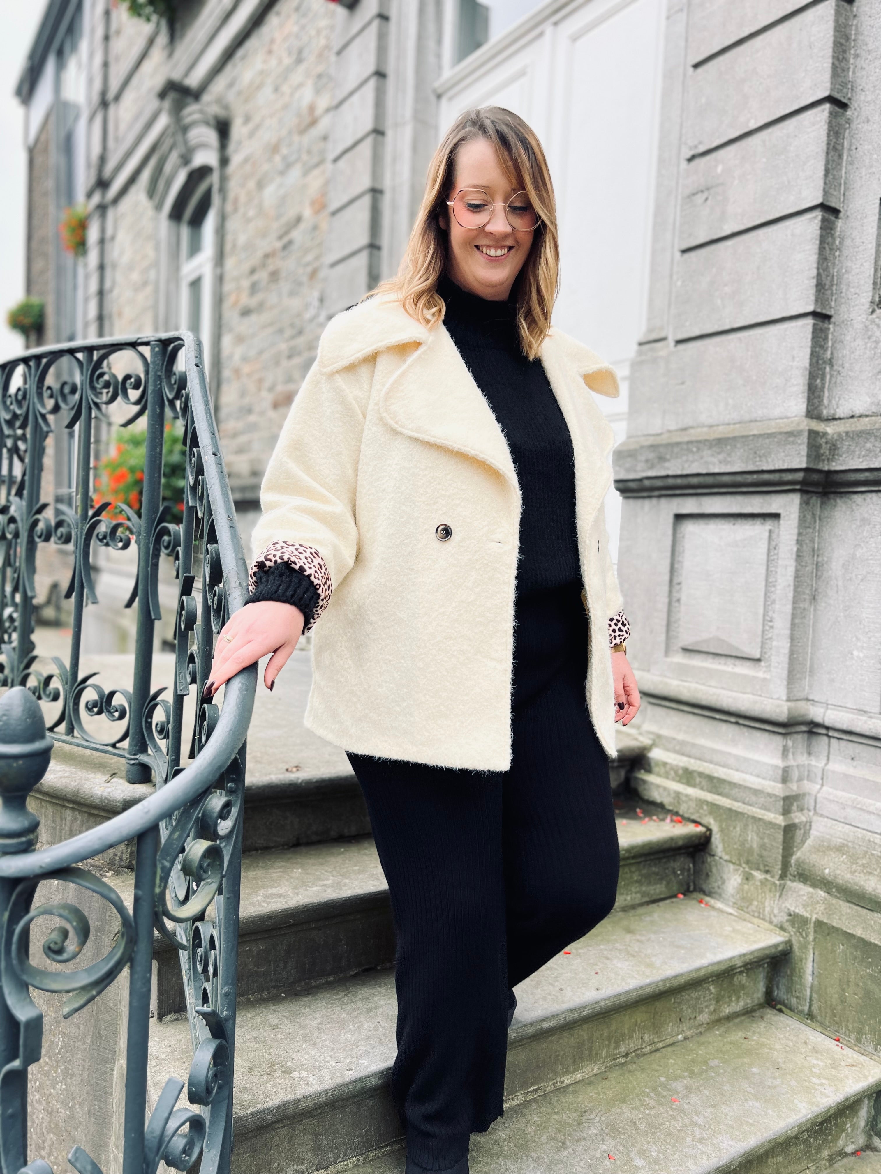 Notre manteau BRUME écru