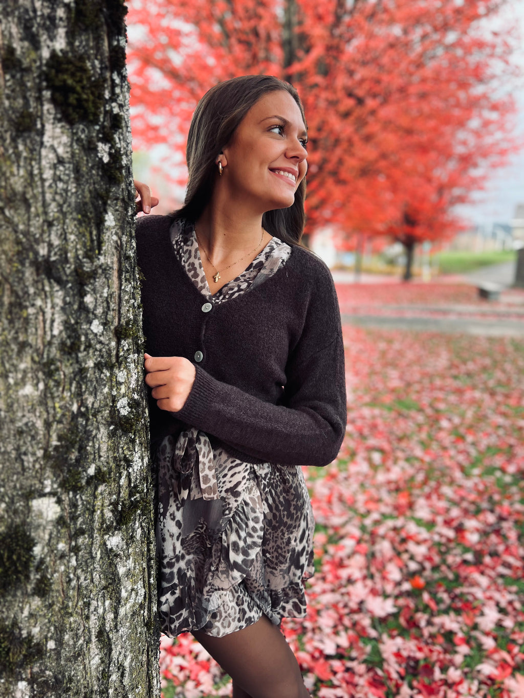 Notre gilet MONICA marron