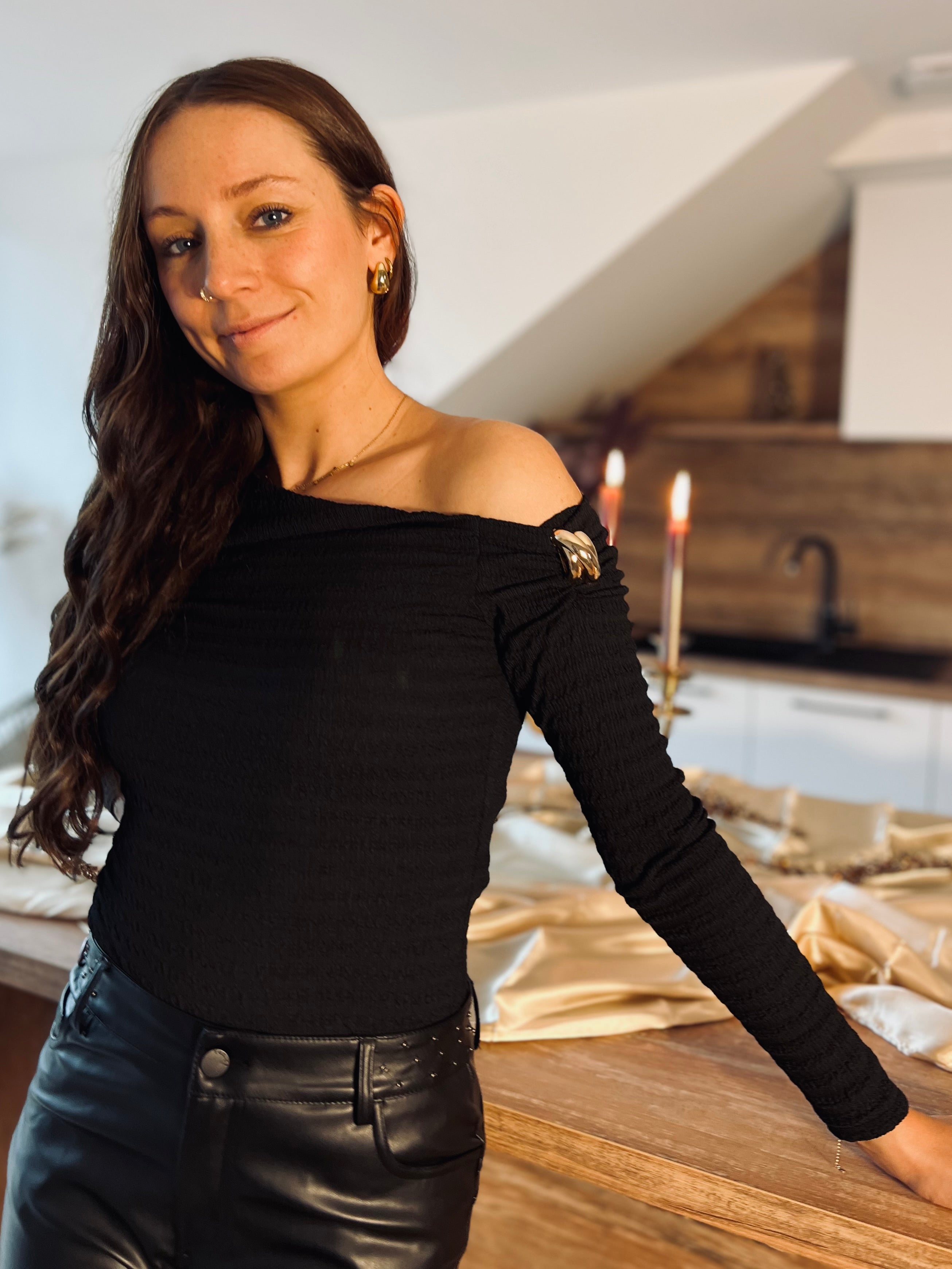 Notre haut ISABELLA noir