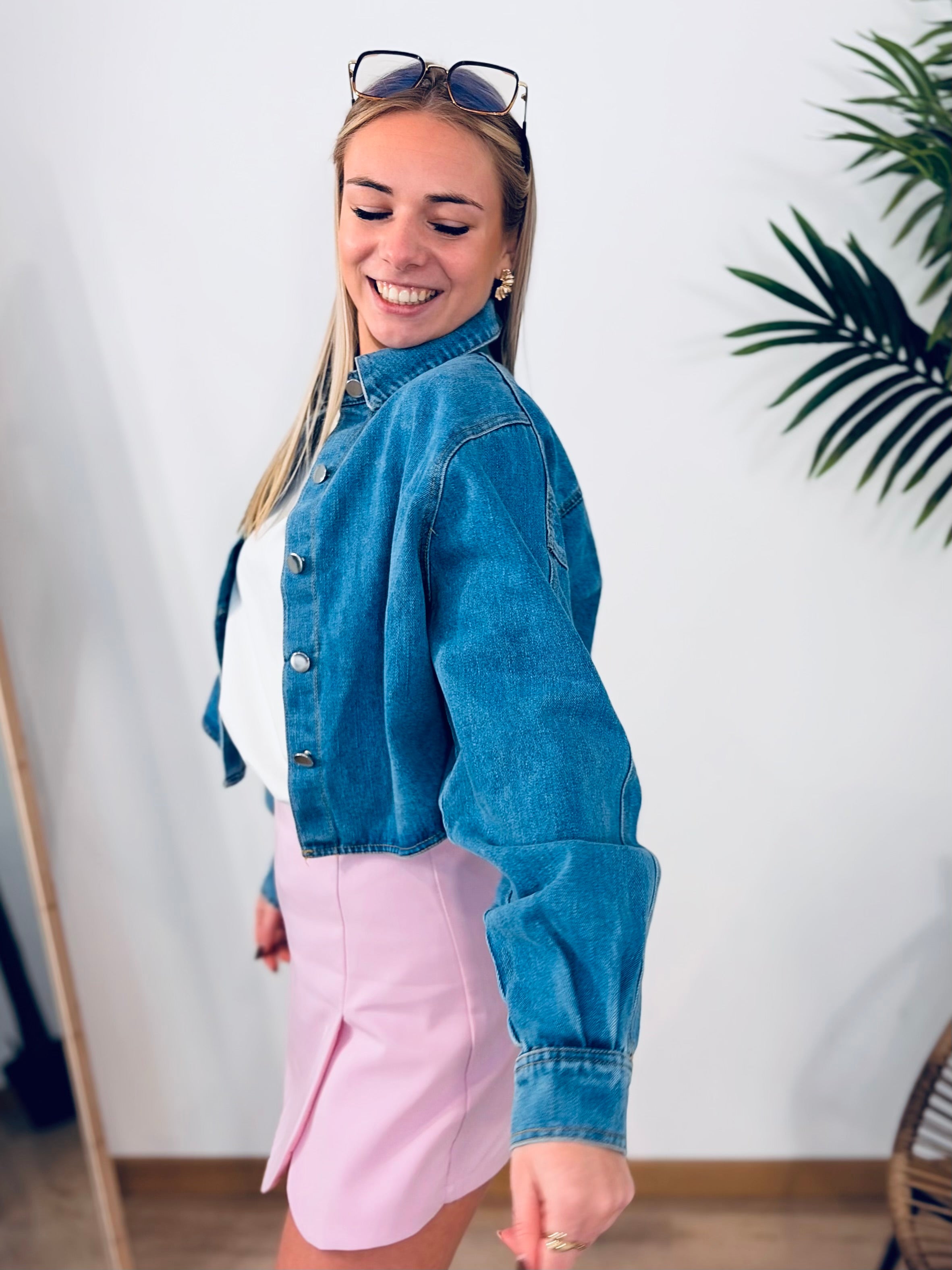 LA VESTE EN JEAN AZALÉE