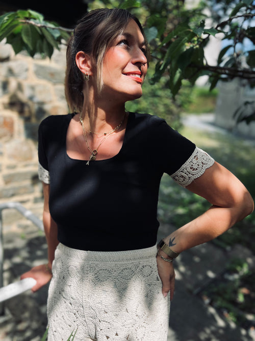 Notre blouse BELLA noire