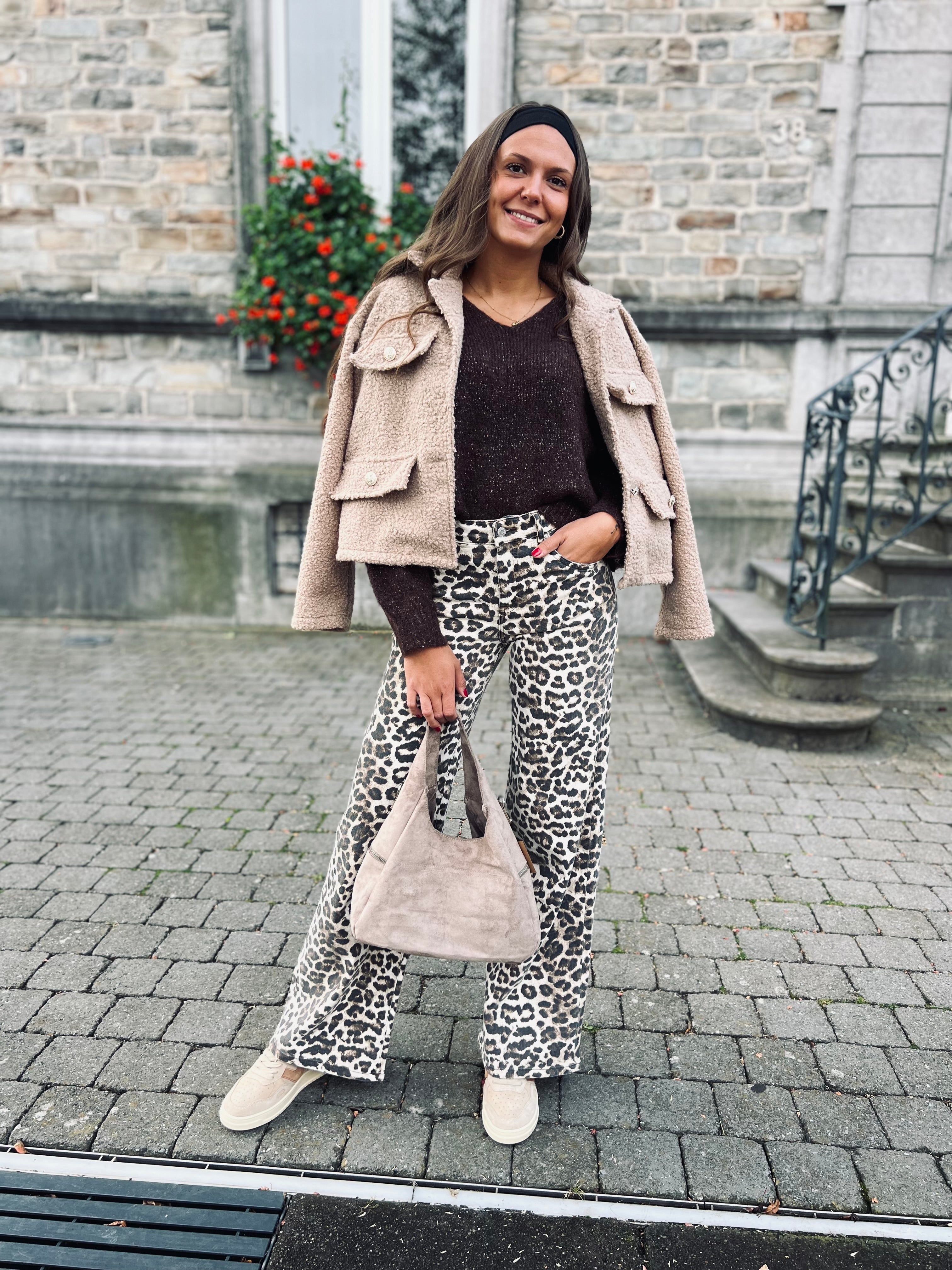 Notre veste TEDDY YAEL beige