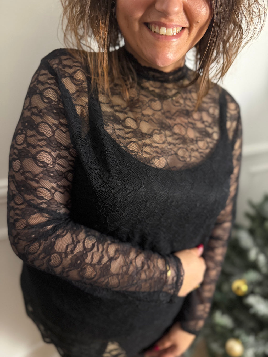 Notre haut LORETTA noir