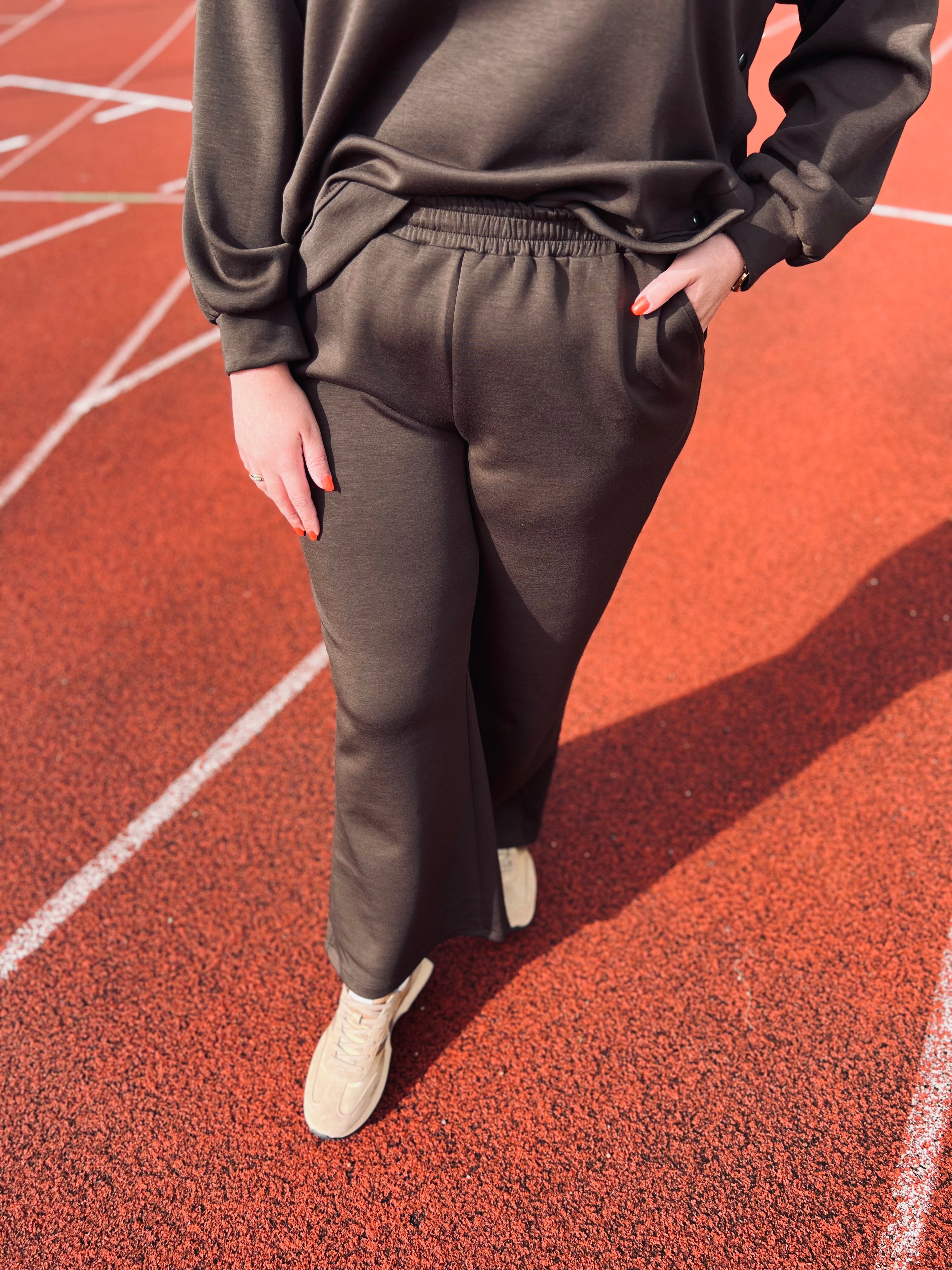 Notre pantalon cosy JAMIE marron