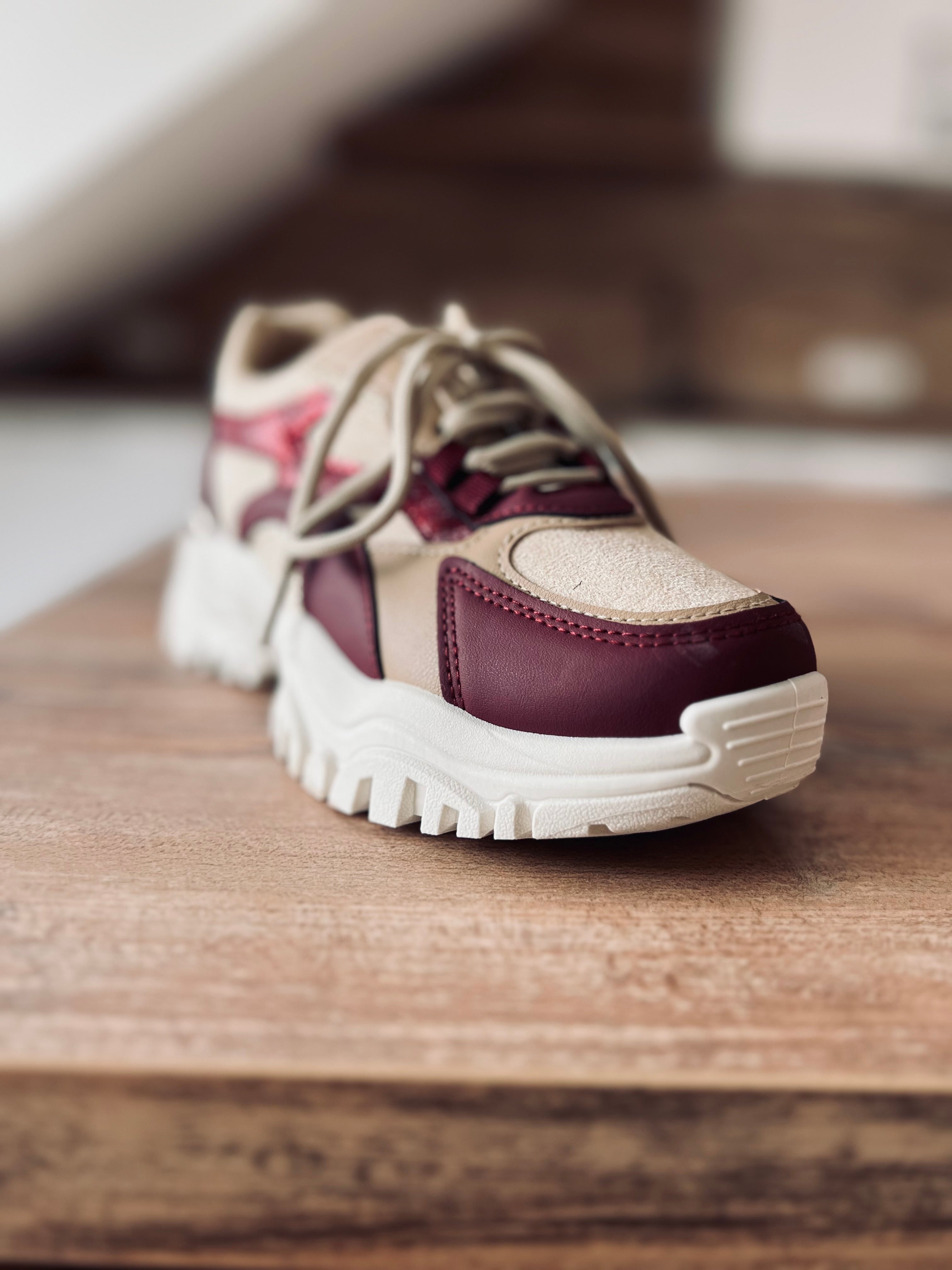Nos sneakers ÉLOY bordeaux