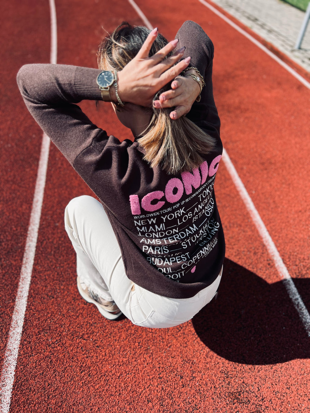 Notre Sweat ICONIC marron