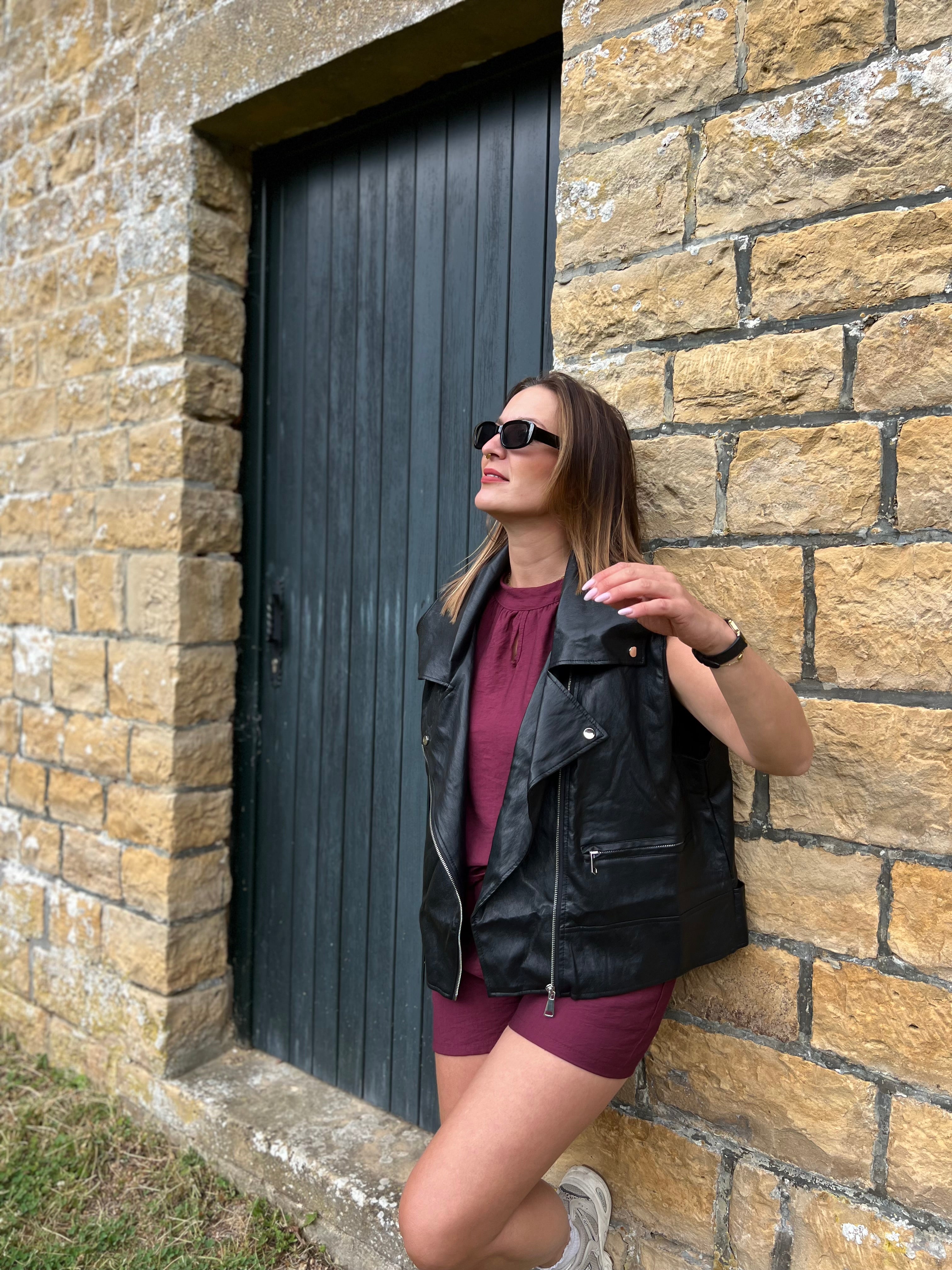 LA VESTE OVERSIZE SIMILI