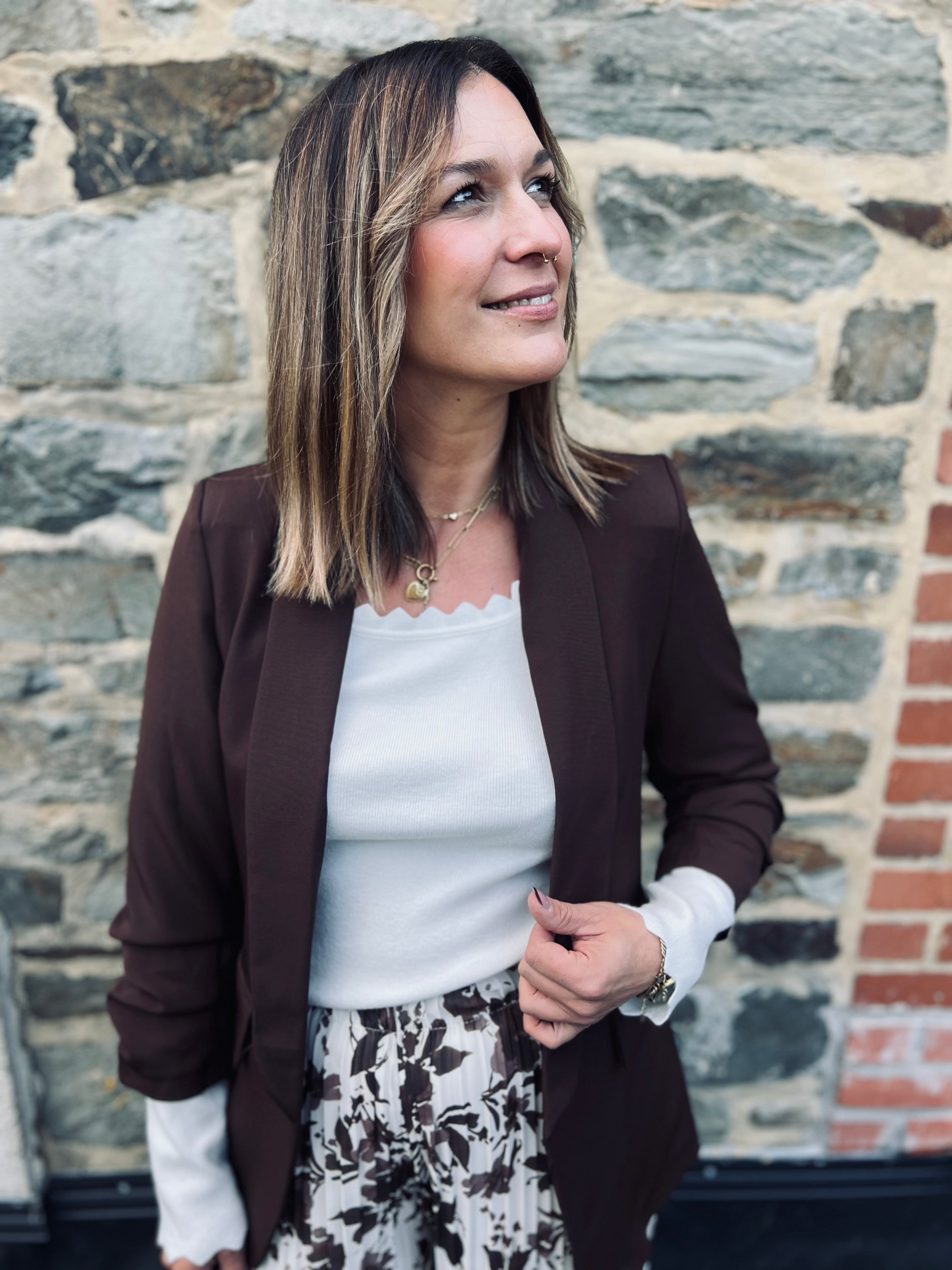 Notre blazer MAÉ marron
