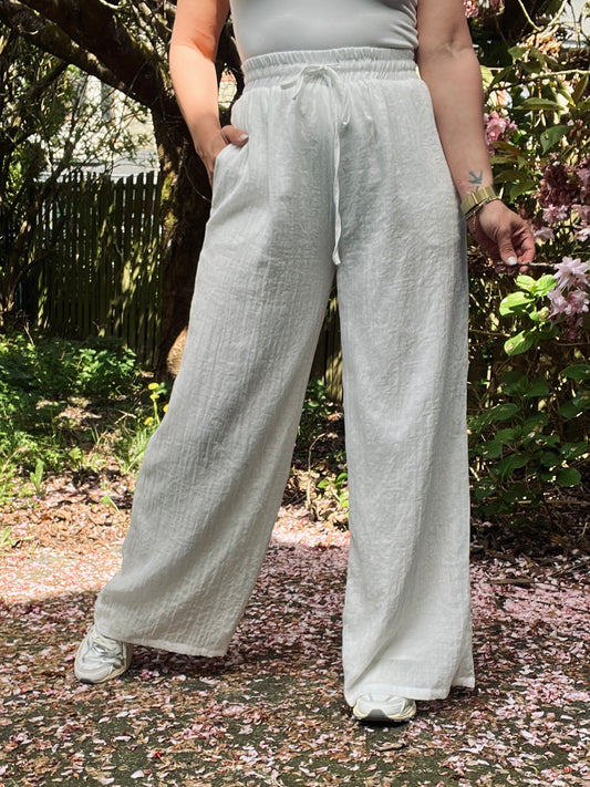 Pantalon NEHUDA blanc