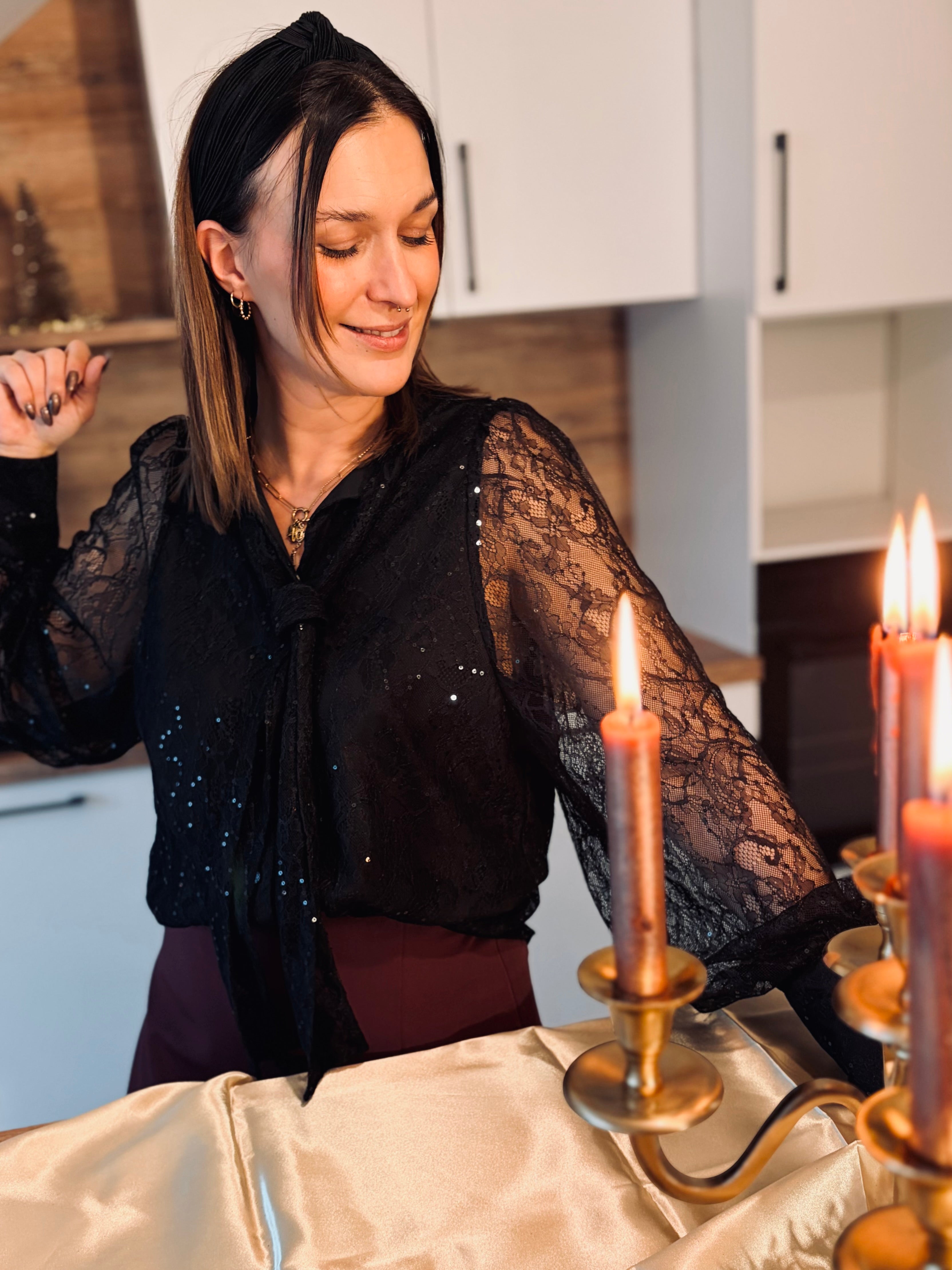 Notre chemisier HANAÉ noir