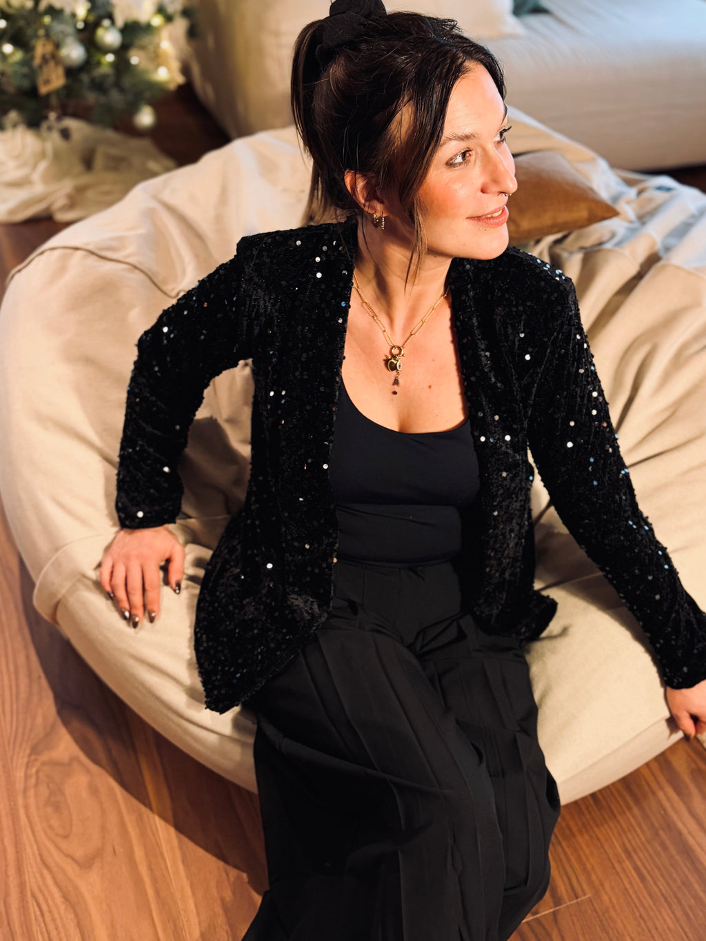 Notre blazer JUDIE noir