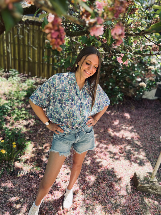 Blouse MANAÉ bleu