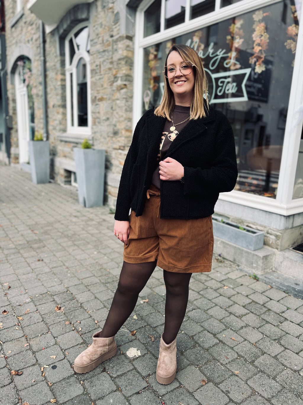 Notre veste SHERPA noire