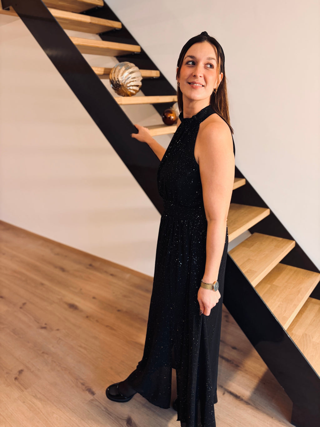 Notre robe longue MARIA noire