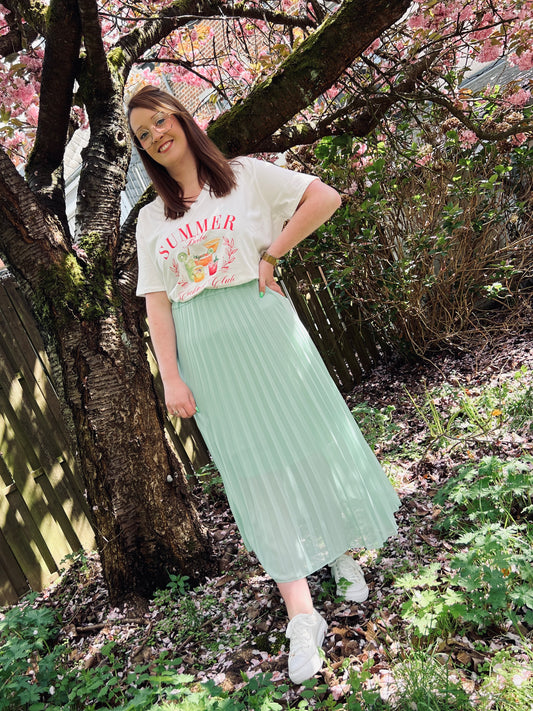 T-shirt « SUMMER » blanc