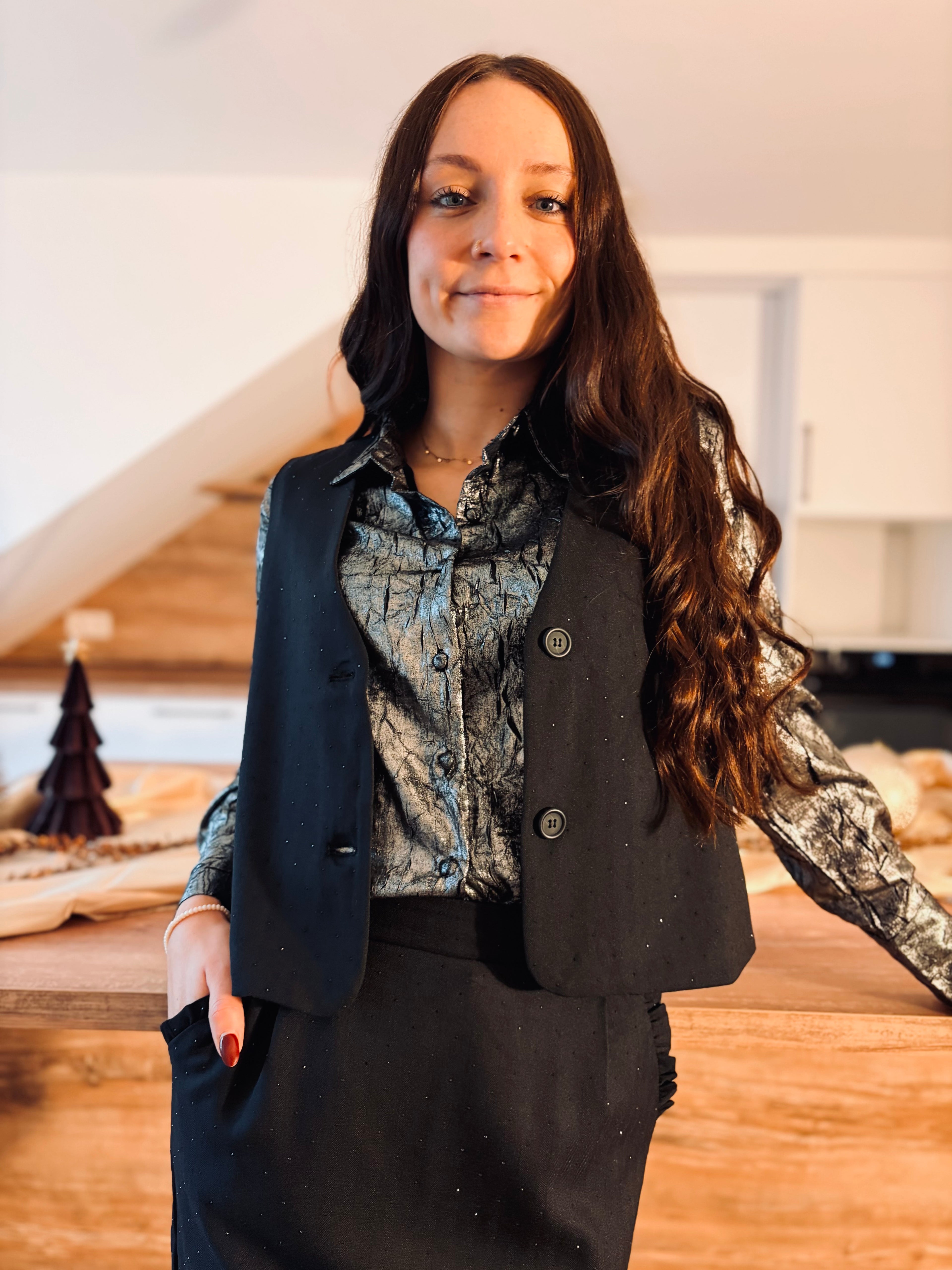 Notre gilet EVA noir