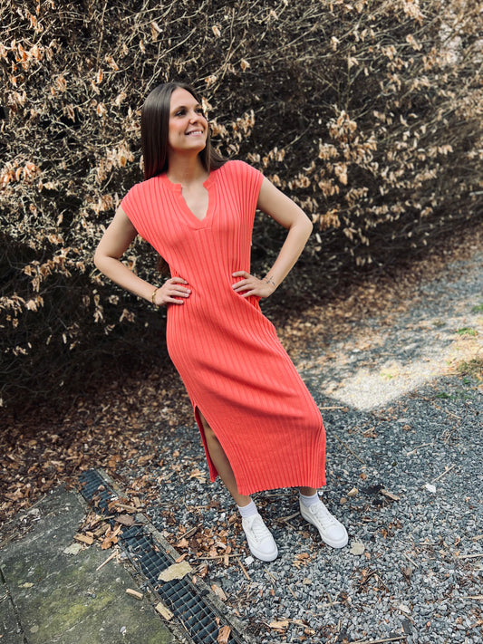 Robe CALISTA corail
