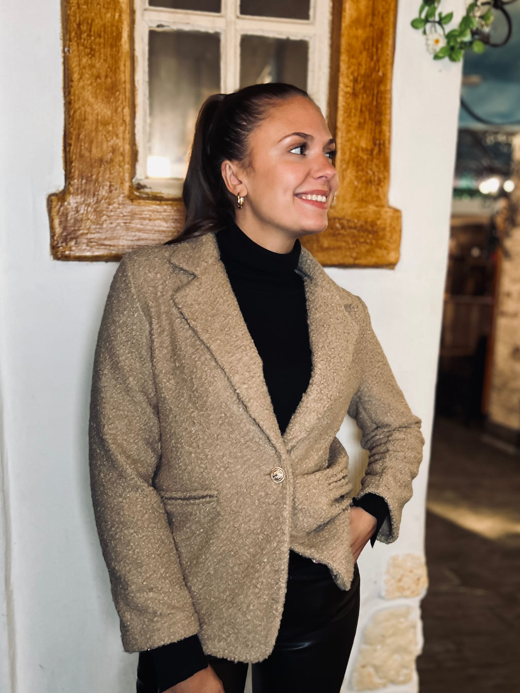 Notre veste KLOË beige