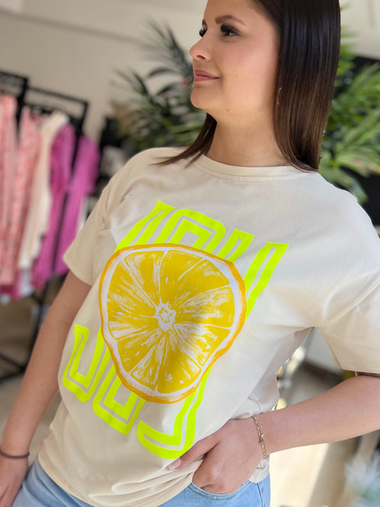 T-shirt AGRUM beige
