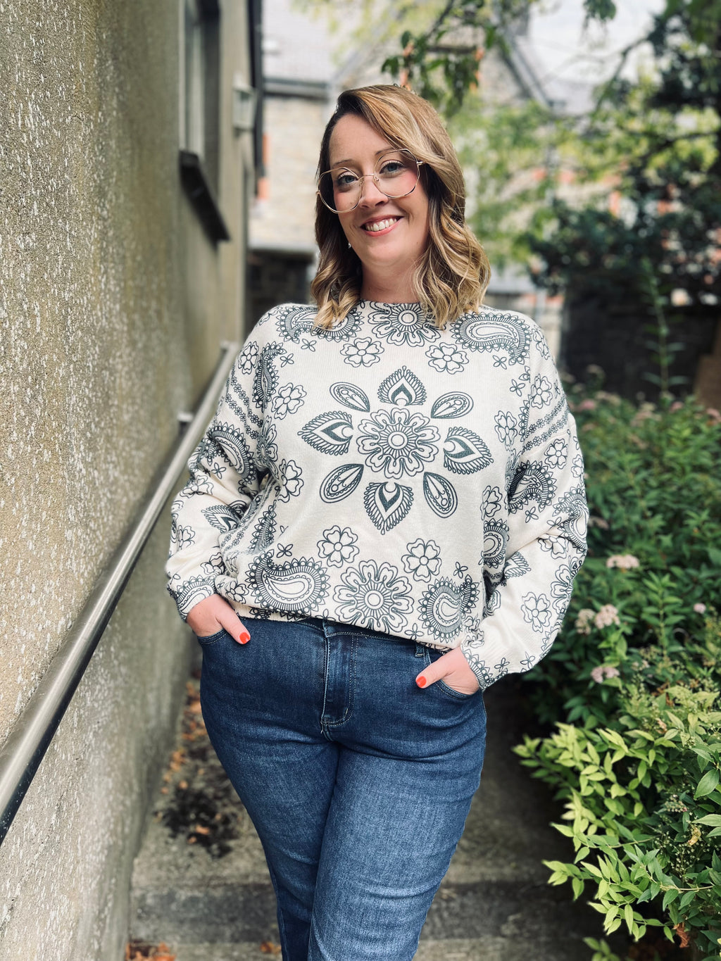 Notre pull PAULA écru