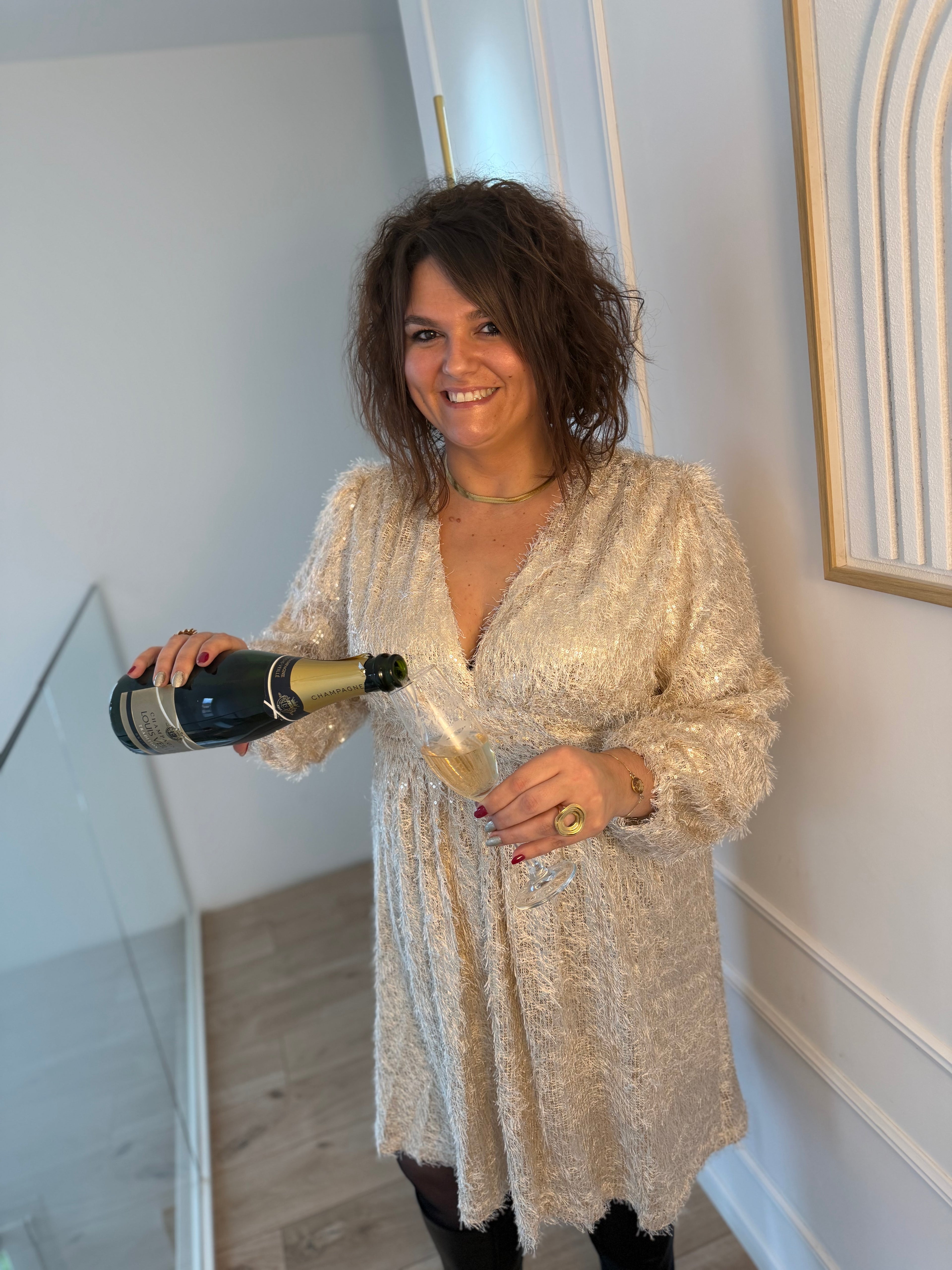 Notre robe ELSA gold