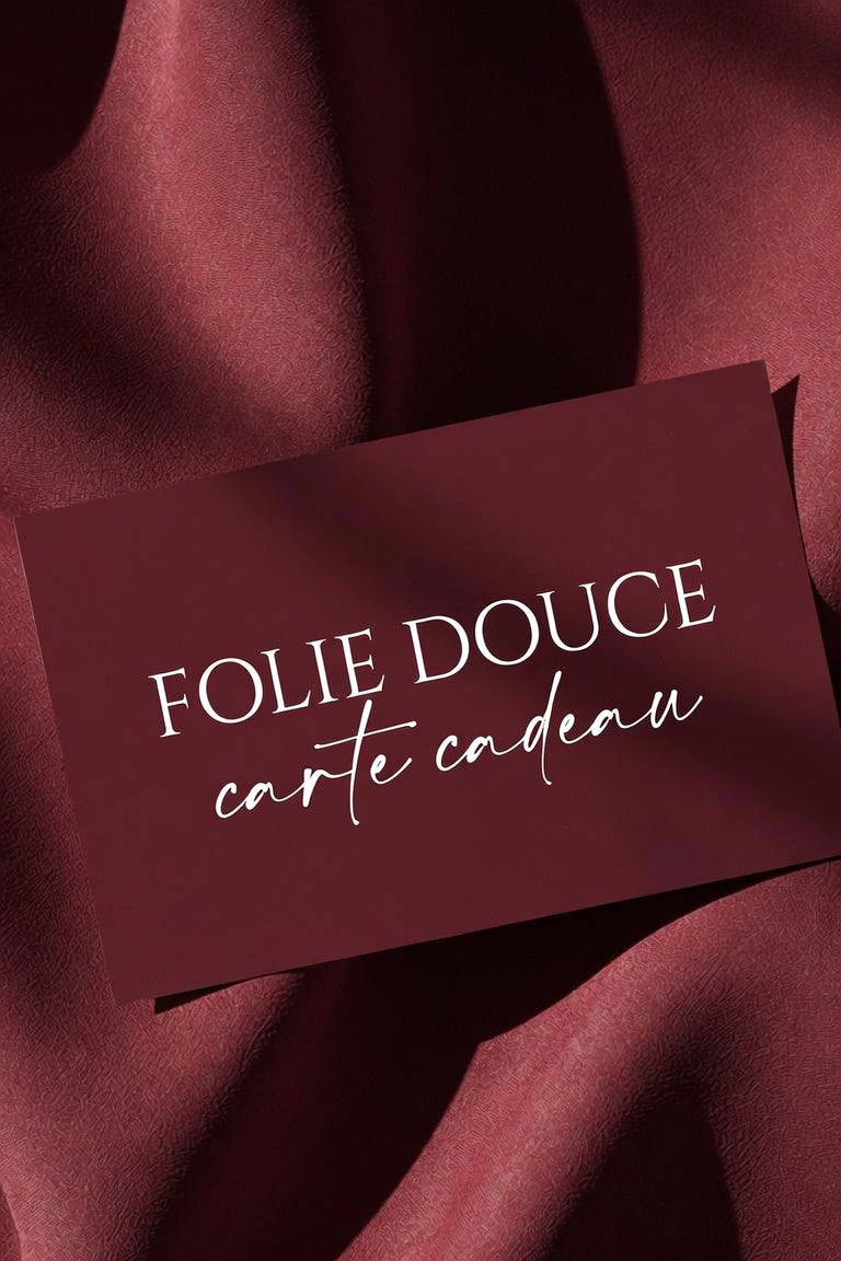 CARTE CADEAU FOLIE DOUCE