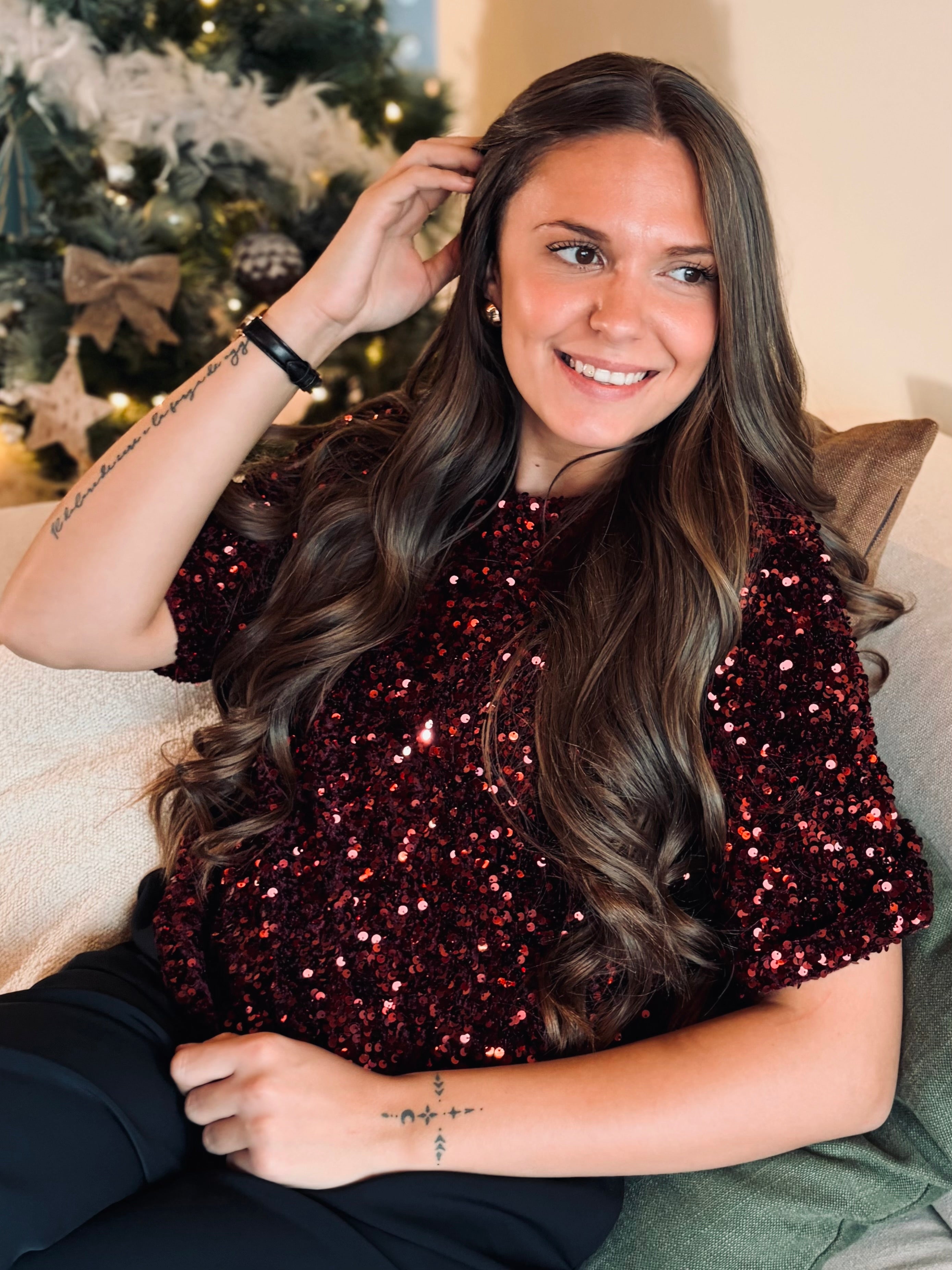 Notre blouse SUSAN cerise