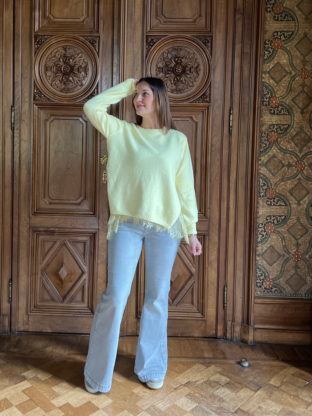 LE PULL DENTELLE INÈS