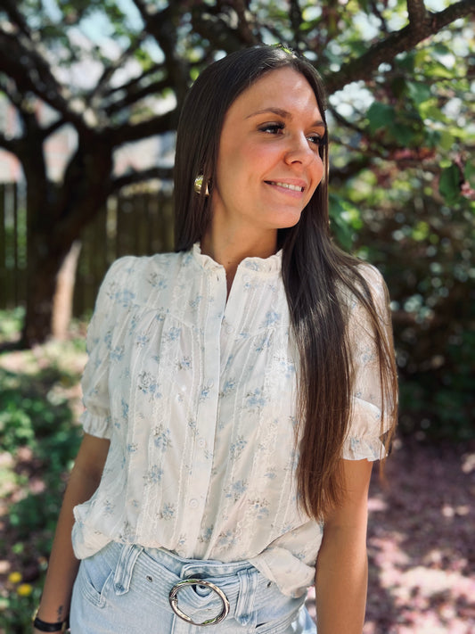 Blouse IOLANA bleue