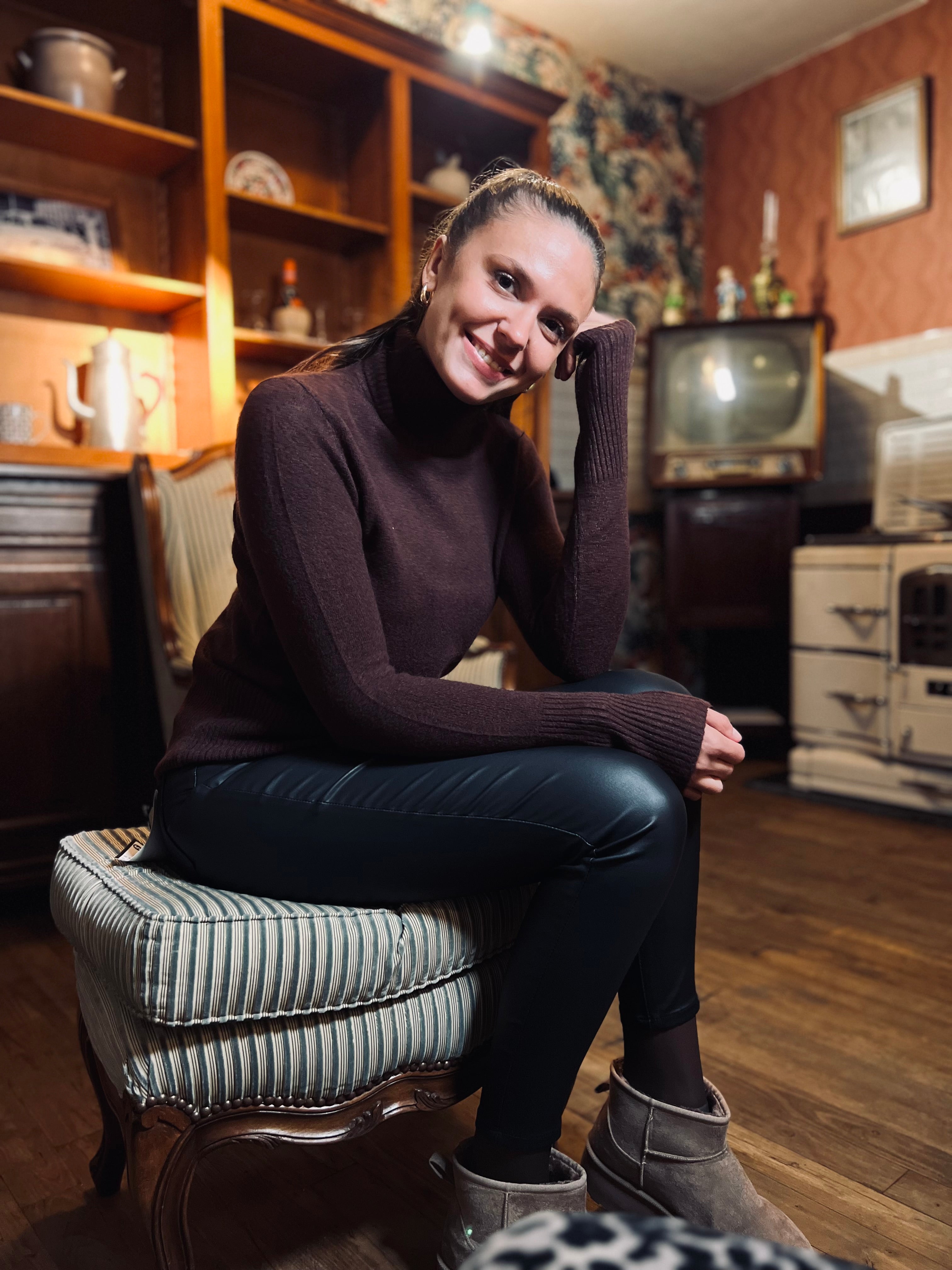 Notre sous-pull HÉRA marron