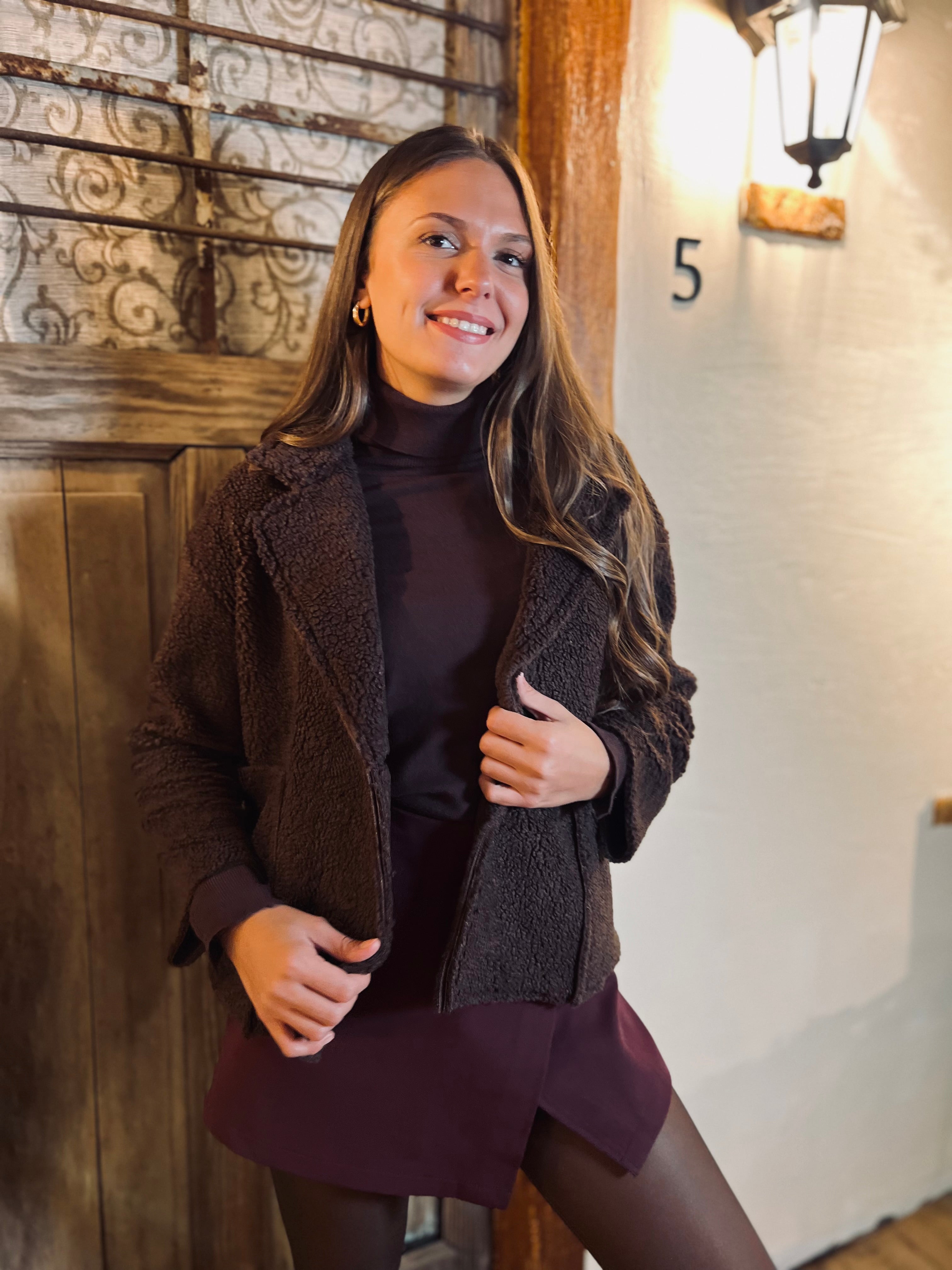 Notre veste SHEEP marron