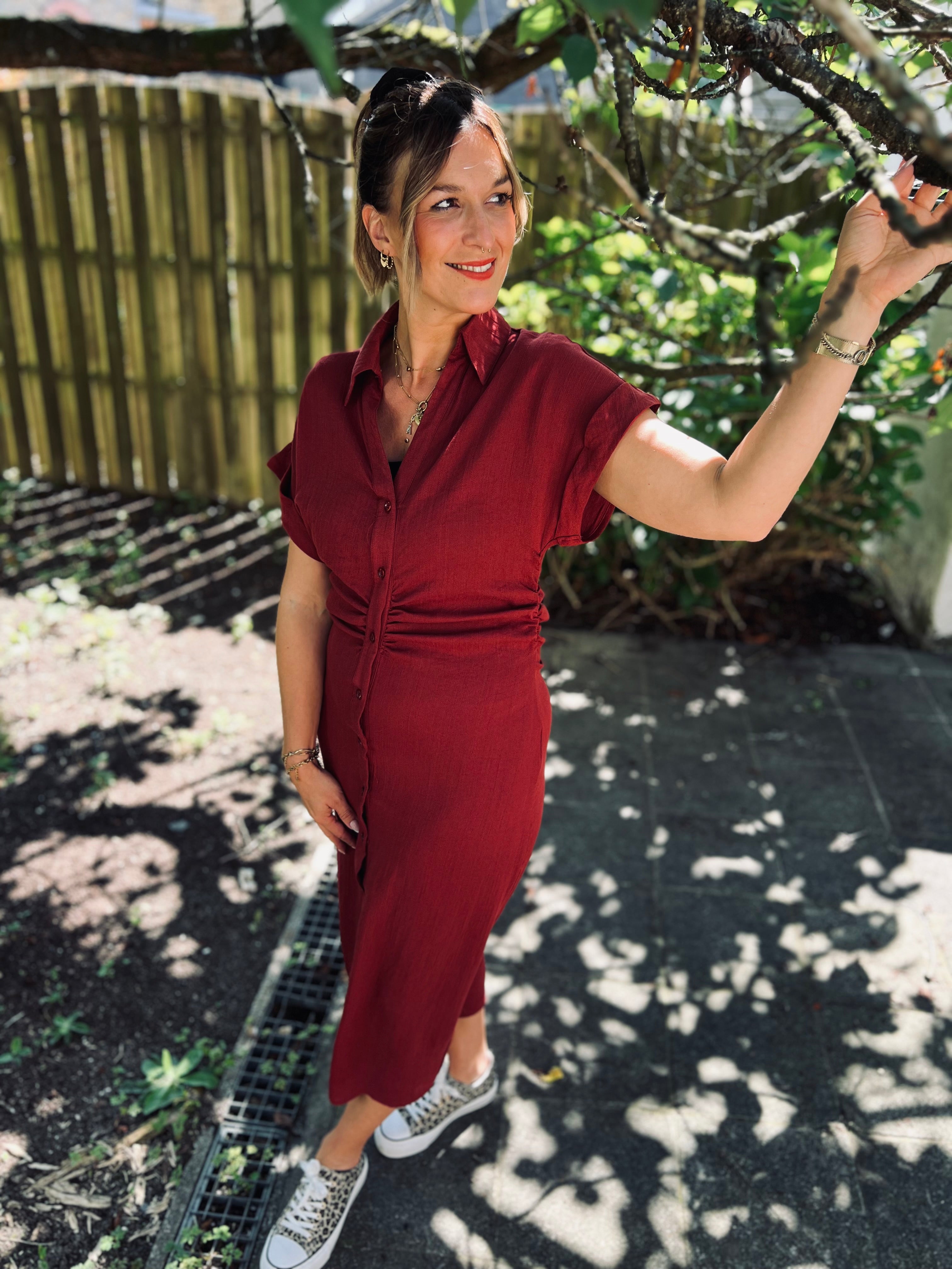 Notre robe SCARLETT cerise