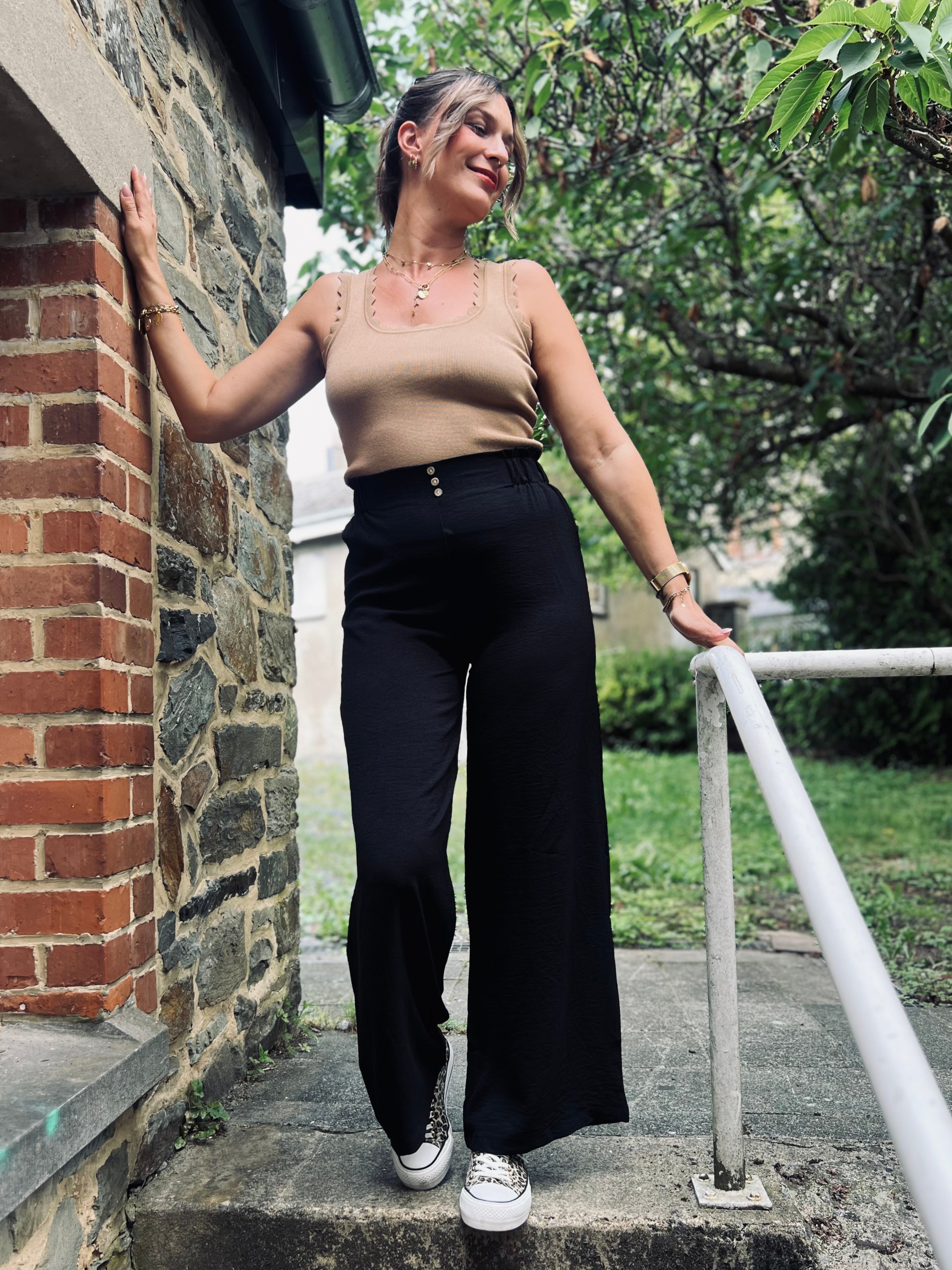 Notre pantalon NOA noir