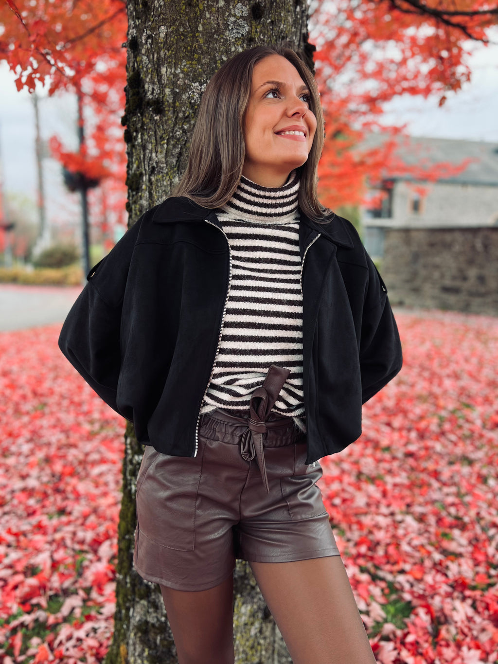 Notre short simili ÉROS marron