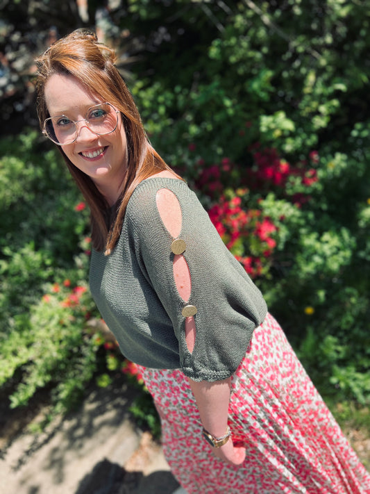 Blouse LOU kaki