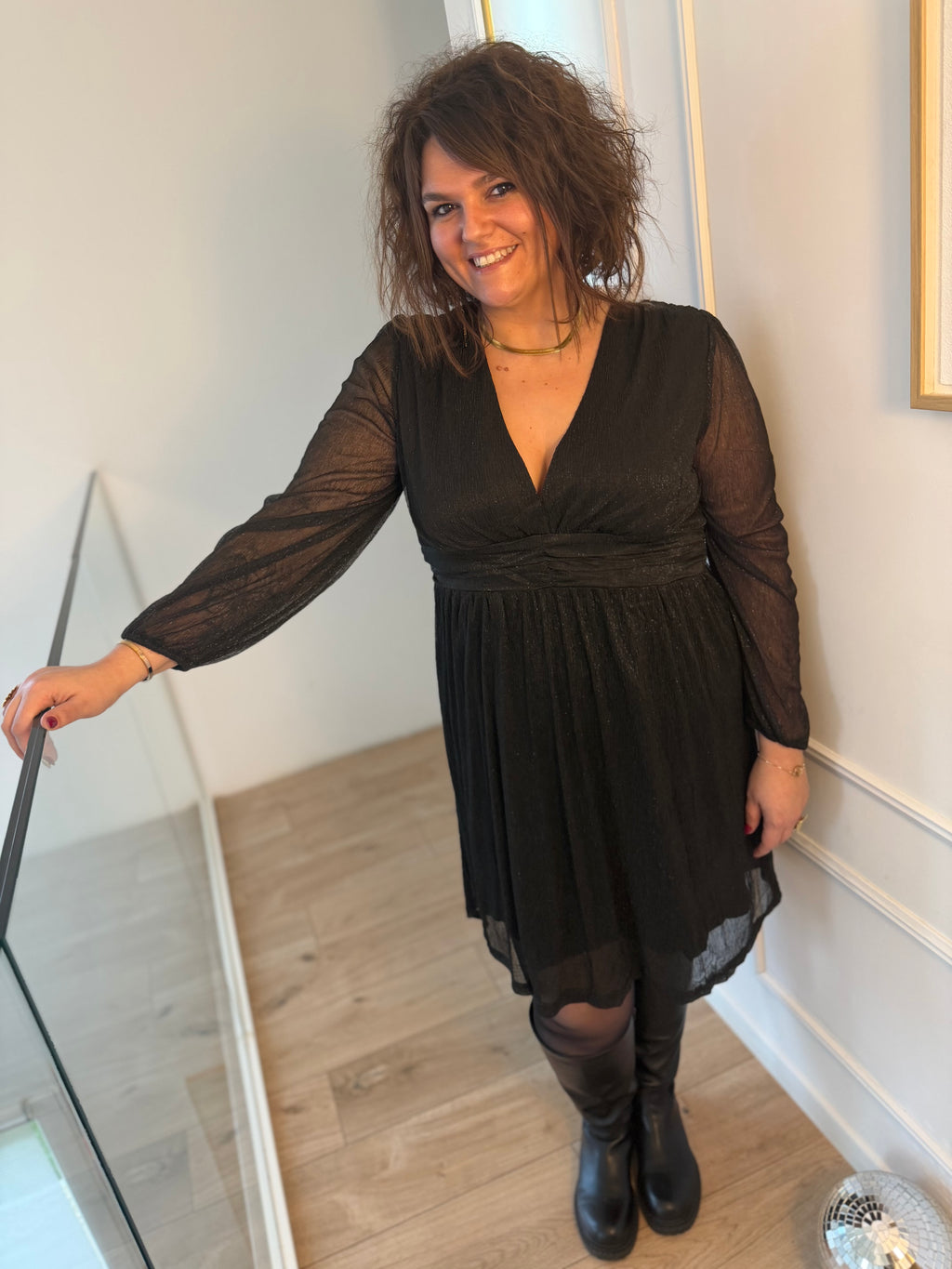 Notre robe AMIRA noire