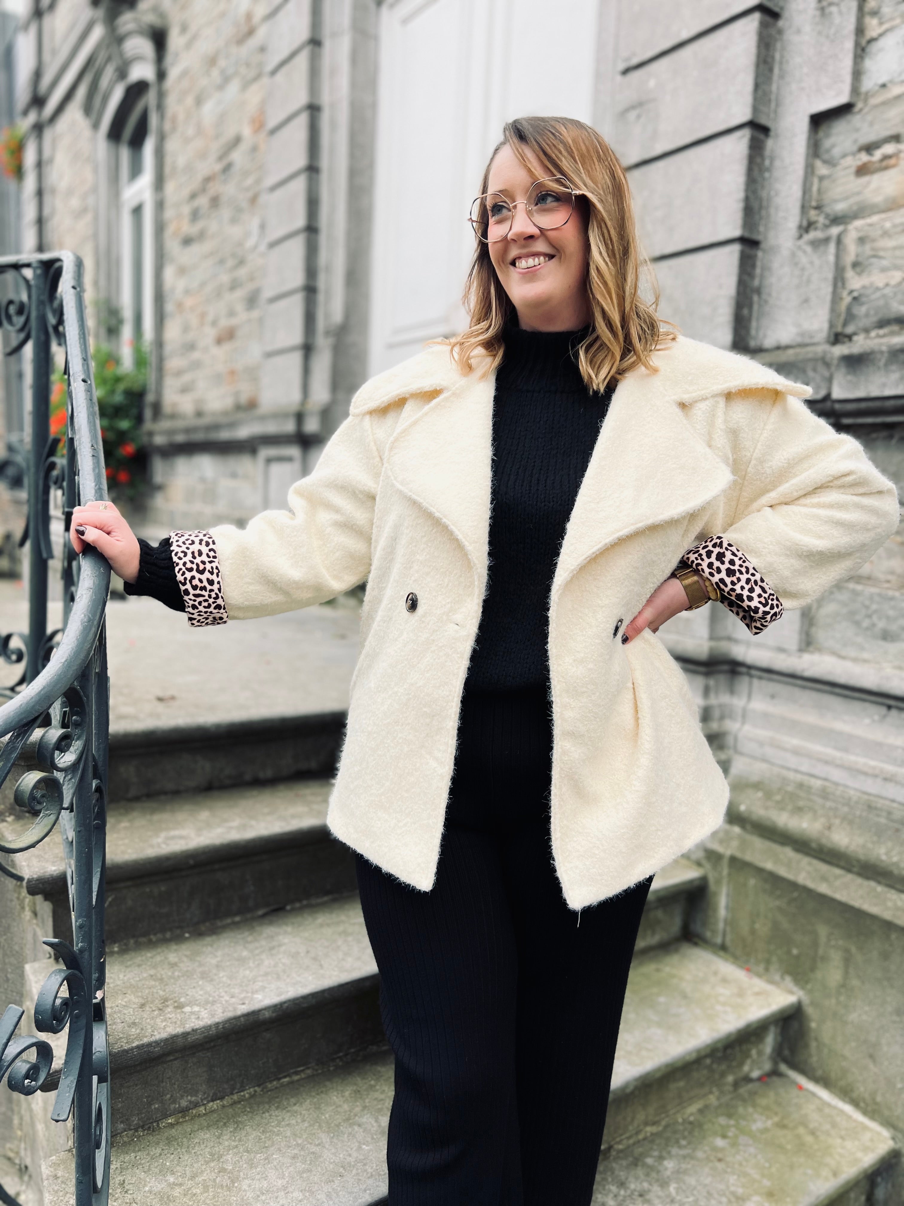 Notre manteau BRUME écru