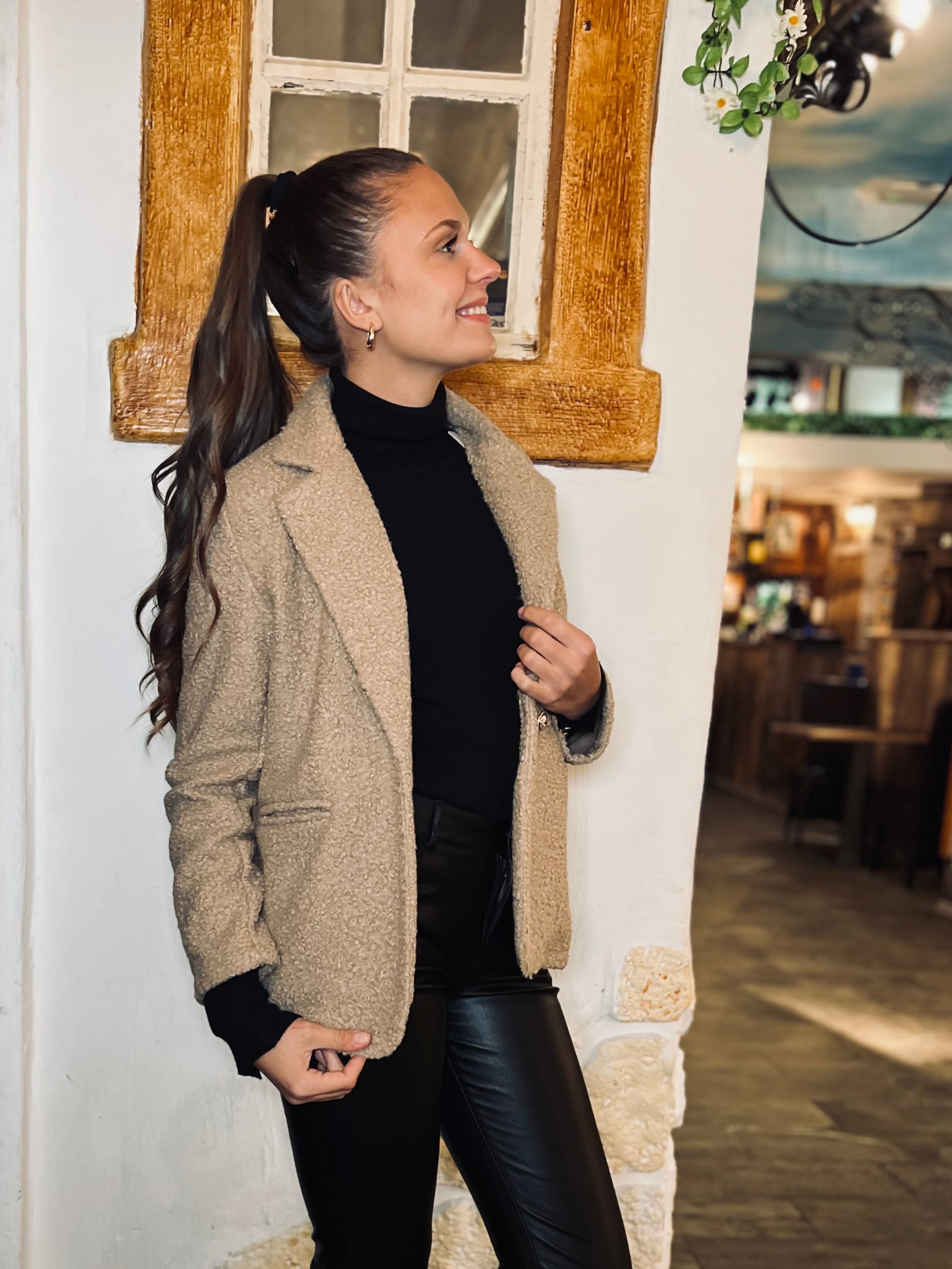 Notre veste KLOË beige