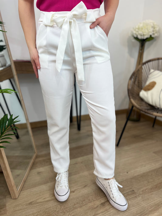 Pantalon LÉO blanc