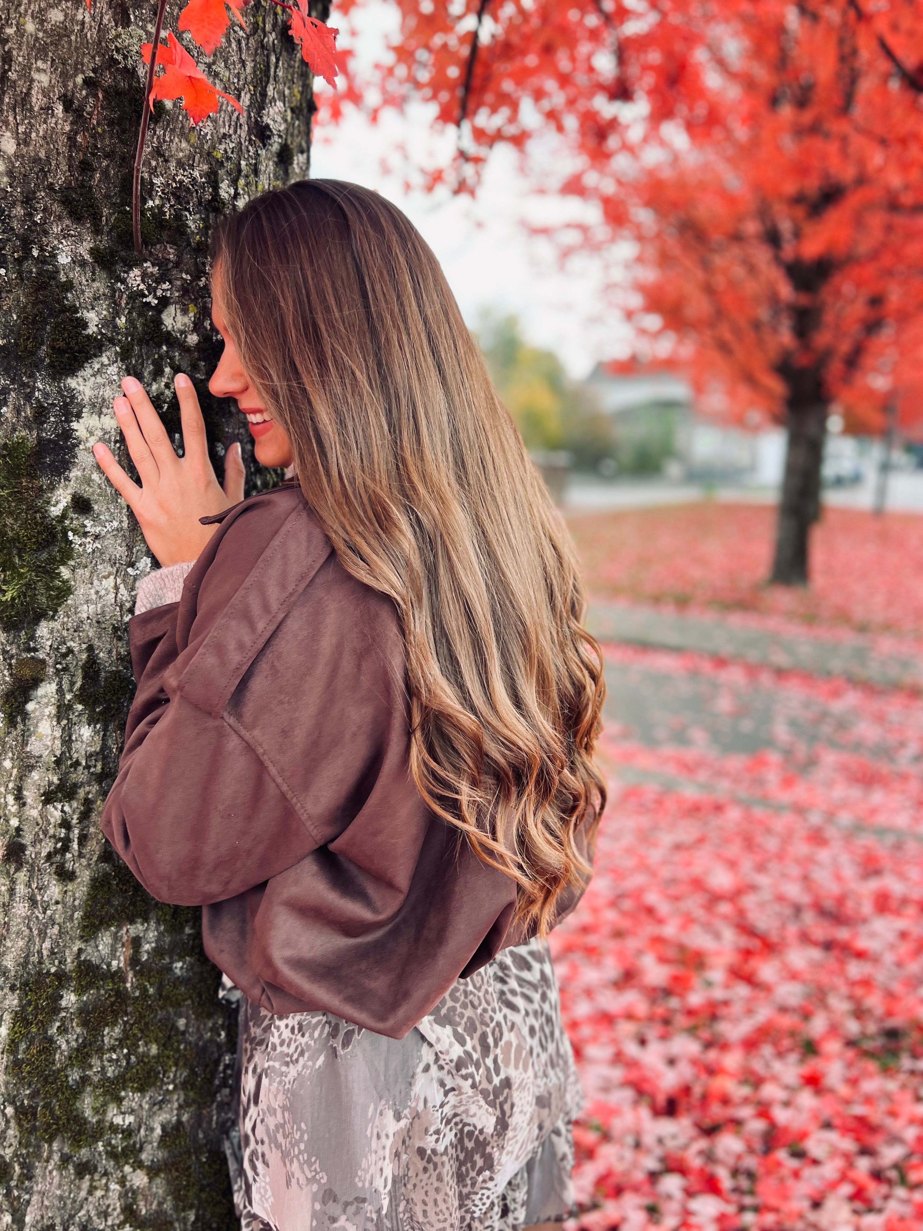 Notre veste HAZEL marron