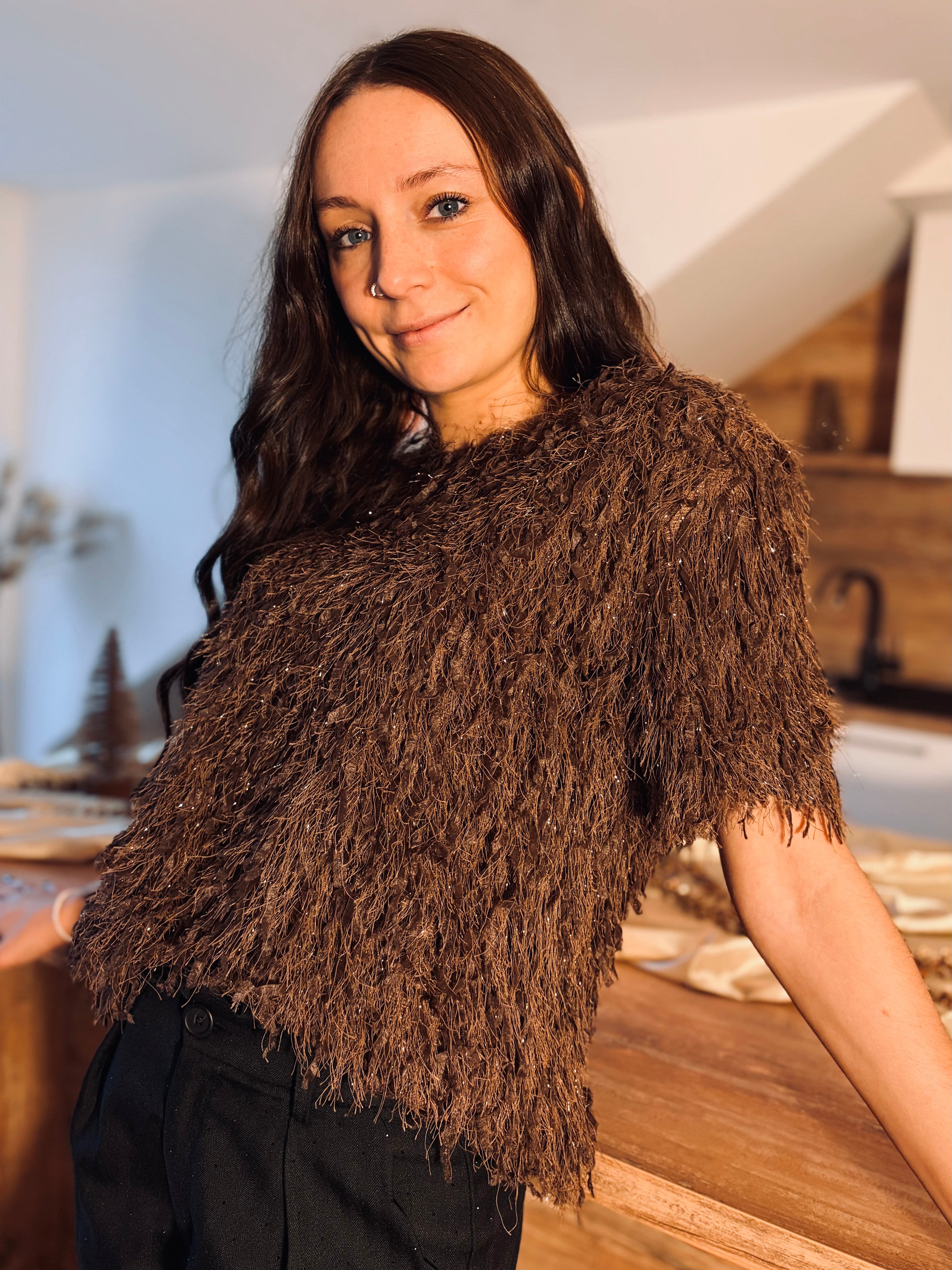 Notre blouse JILL marron