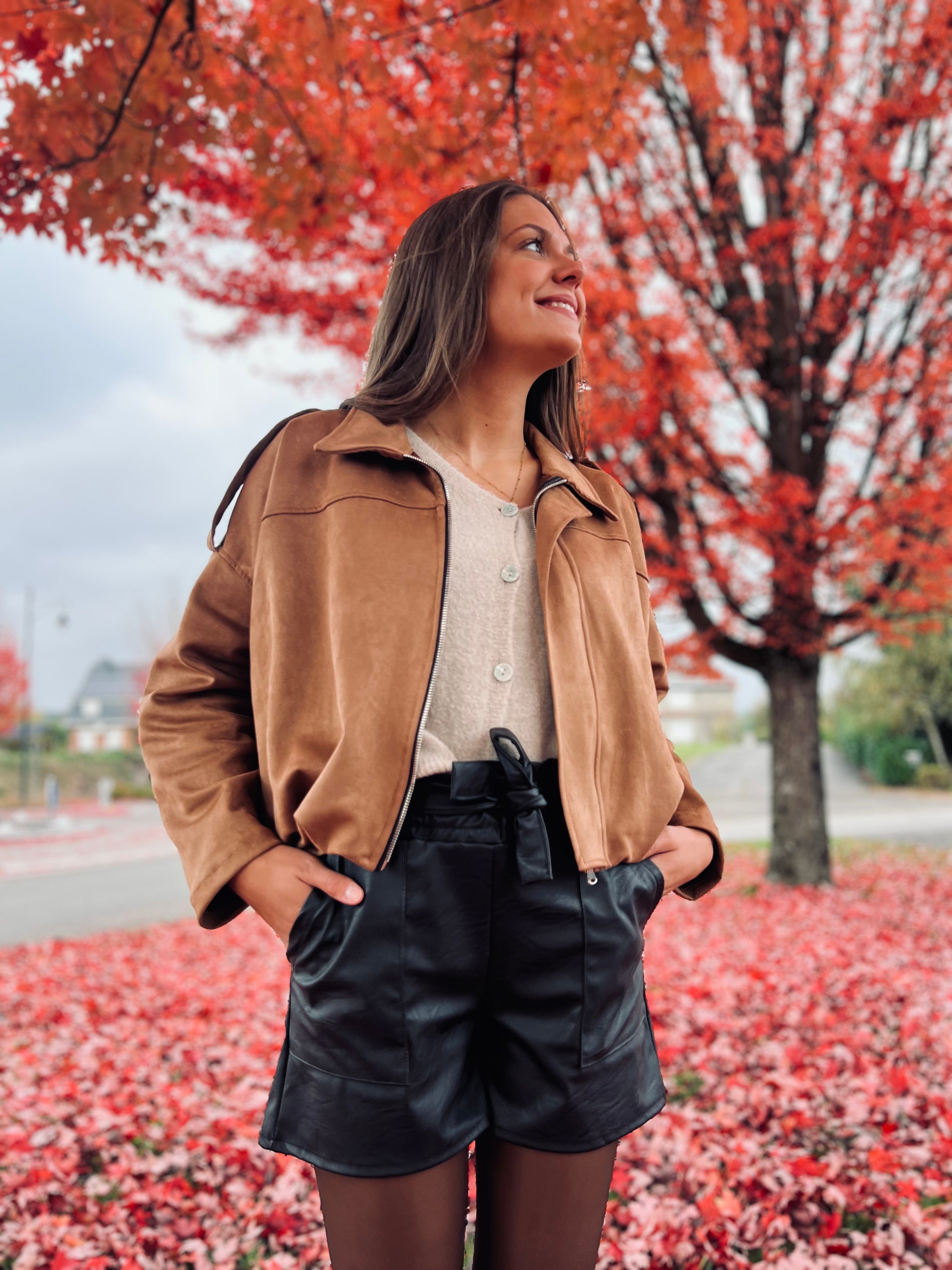 Notre veste HAZEL camel