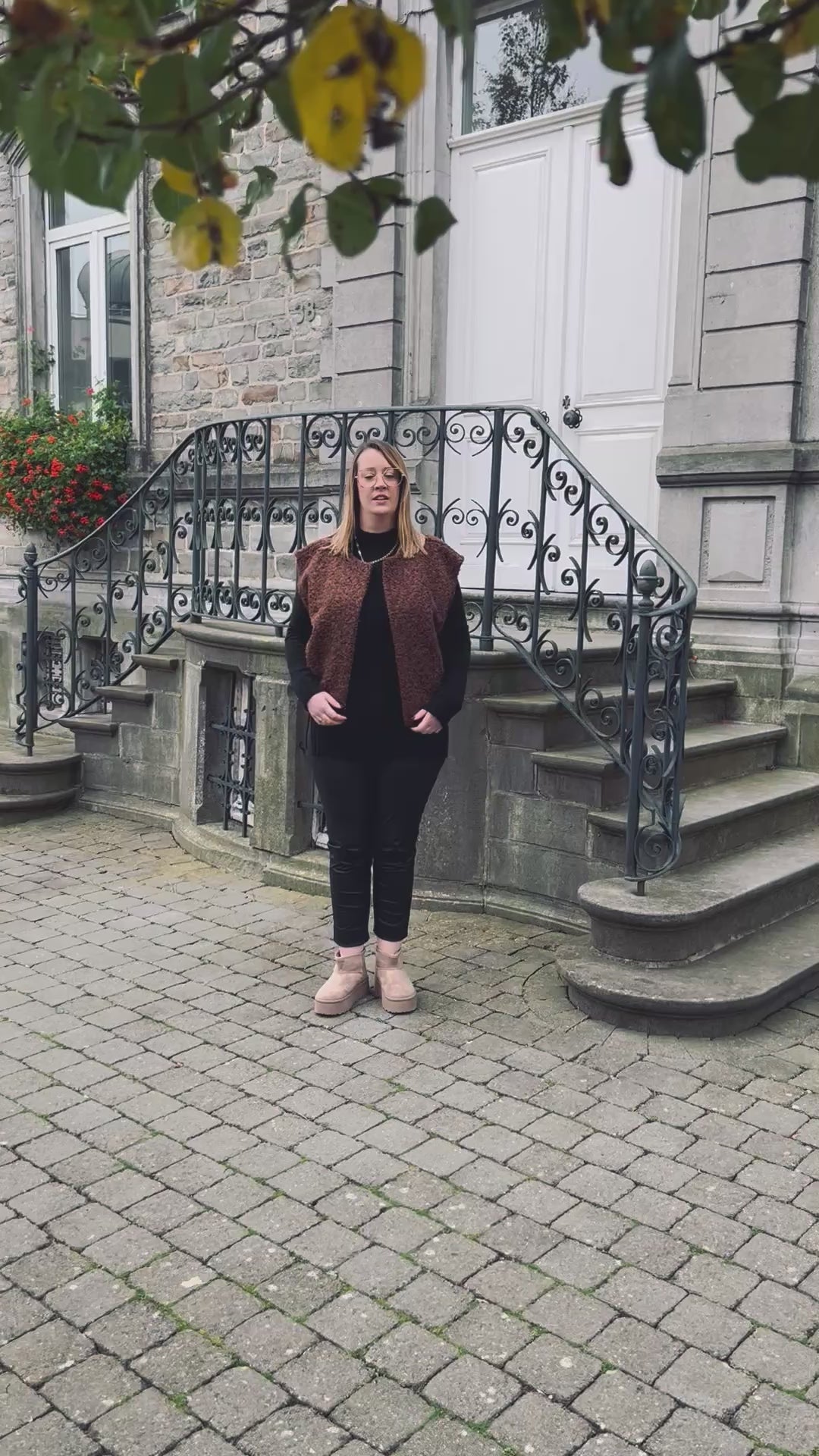 Notre gilet sans manches HARY marron