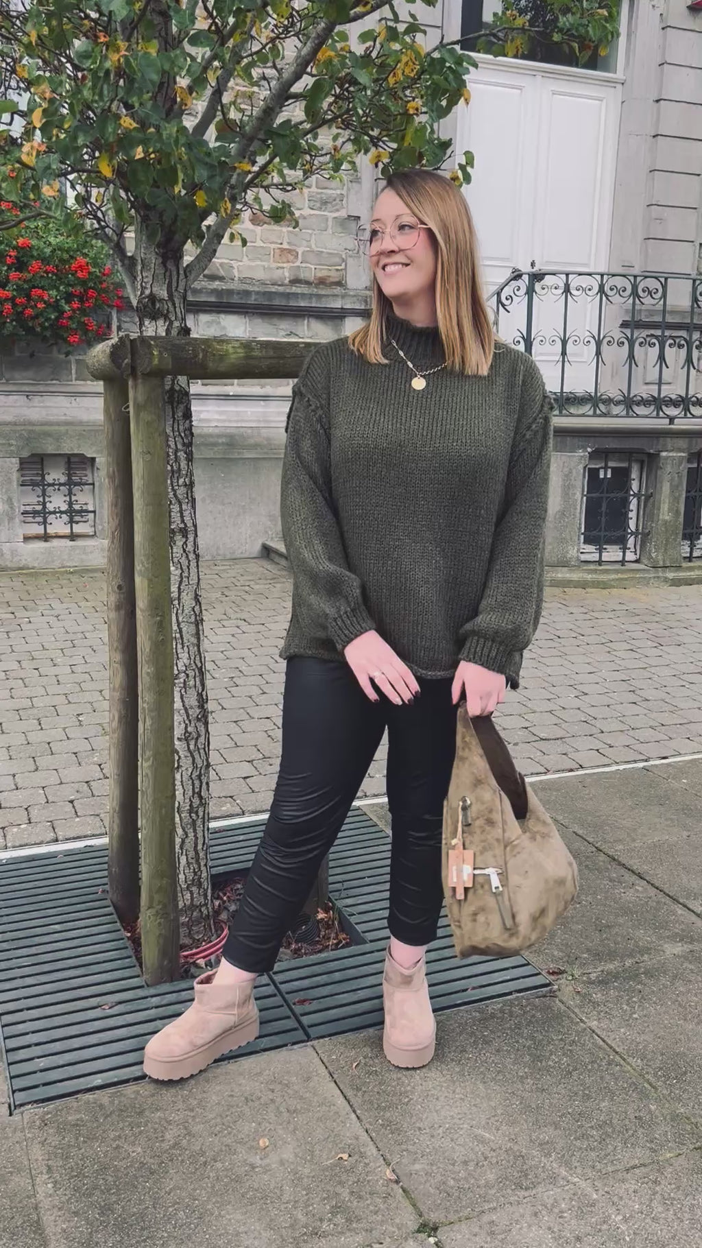 Notre pull ROMANE kaki