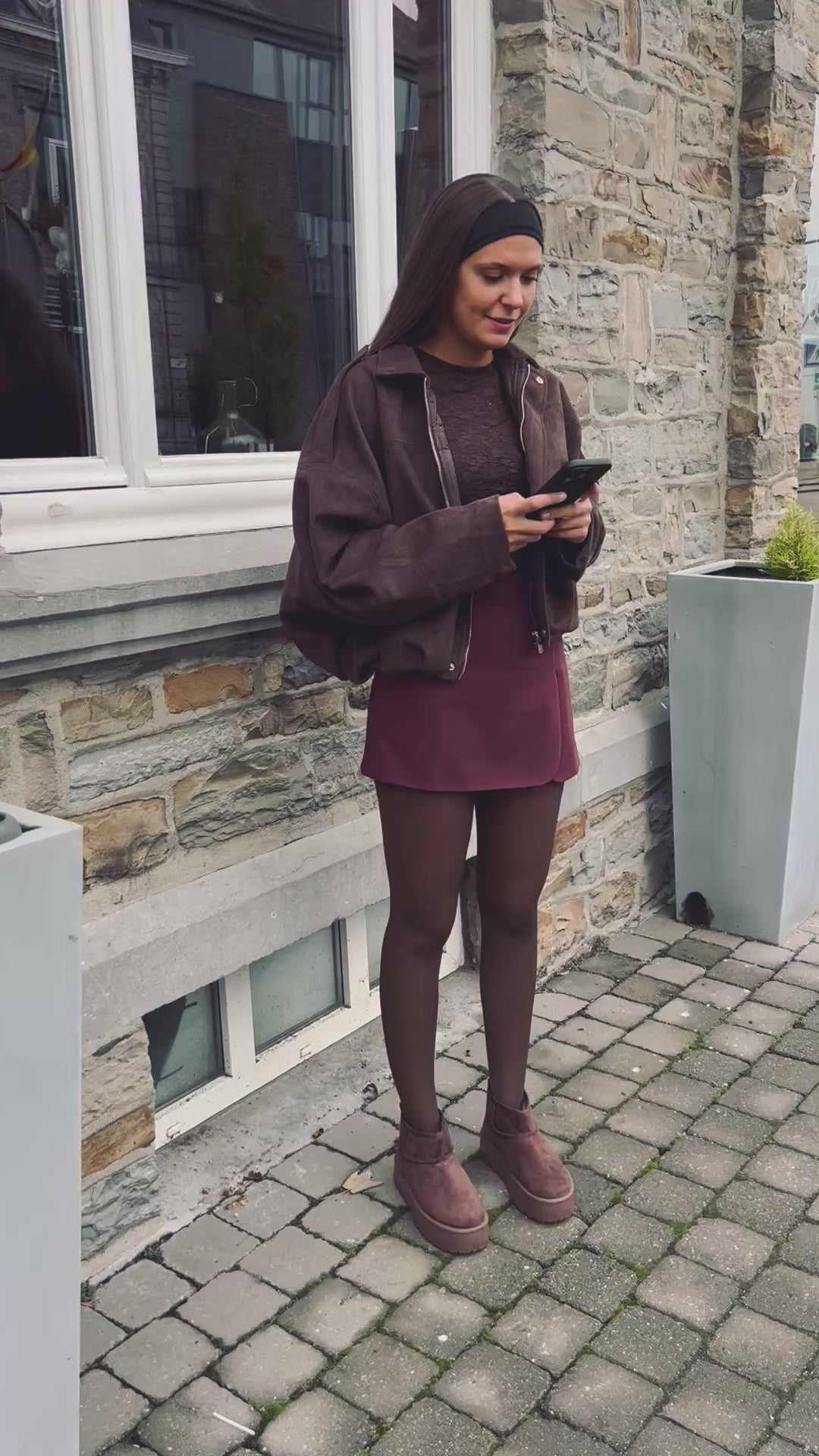 Notre veste EMBER chocolat