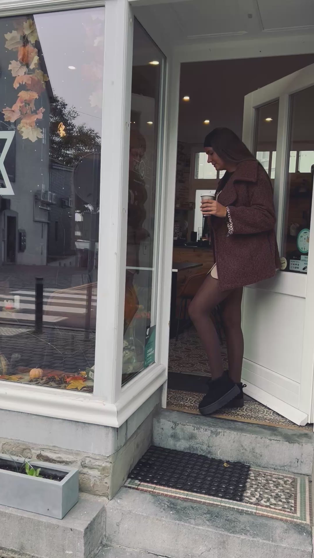 Notre manteau BRUME marron