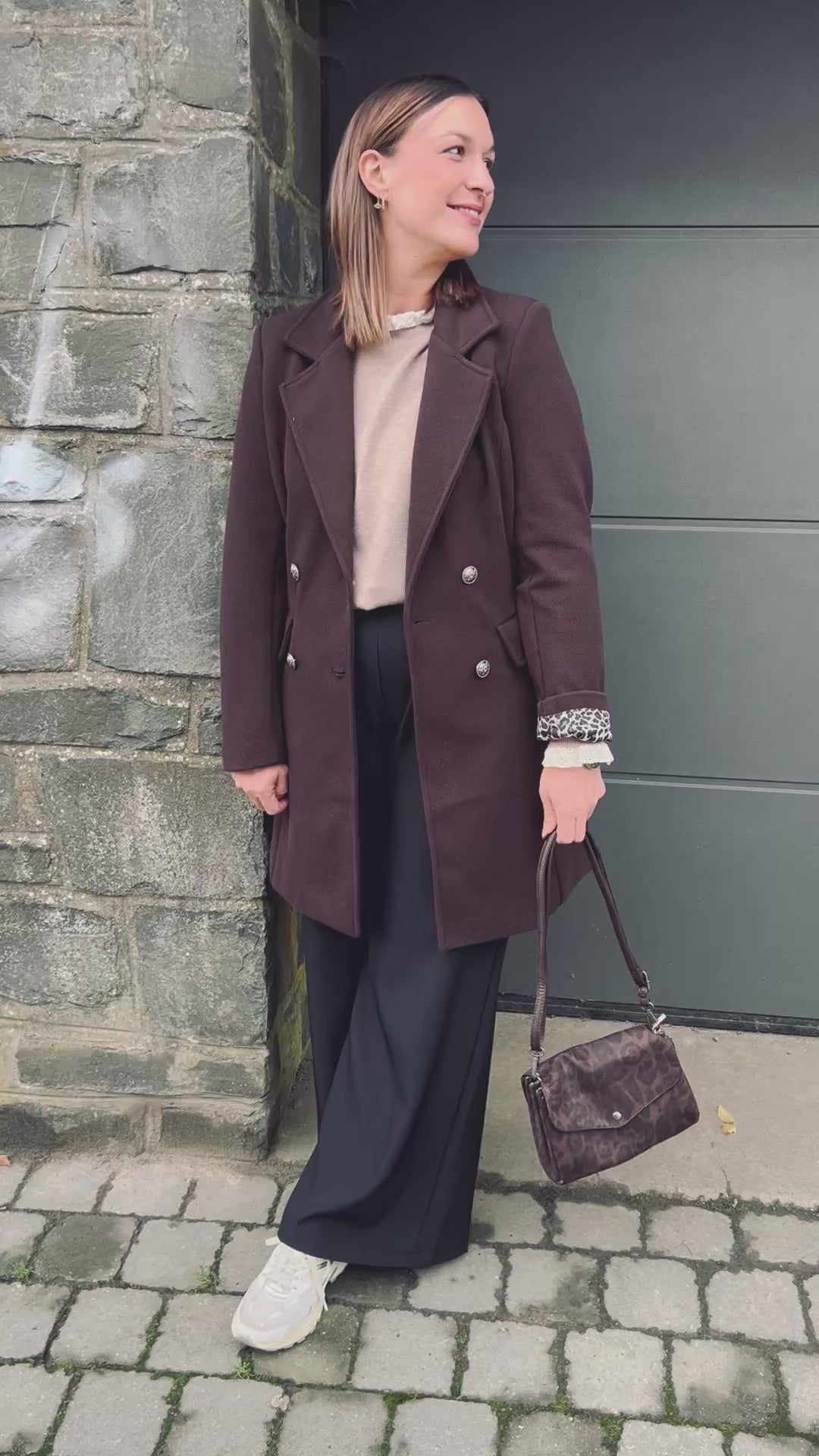 Notre trench ROMANE marron